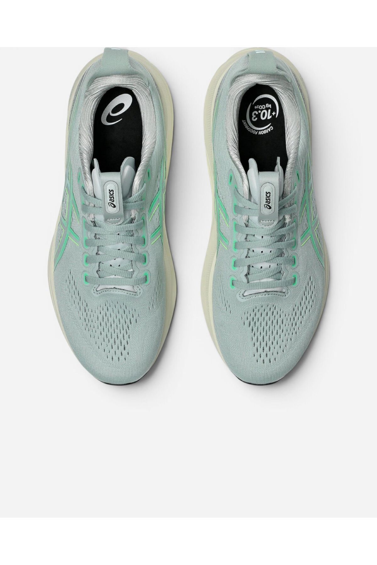 GEL-KAYANO 32 Erkek Yeşil Koşu Ayakkabısı 1011C052-402 — رنگارنگ — تصویر 7 از 7