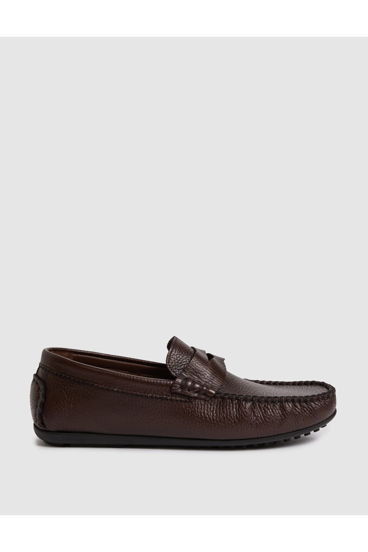 Pierre Cardin Kahverengi Bant Detaylı %100 Deri Loafer Ayakkabı 50327105-VR029 görsel 5
