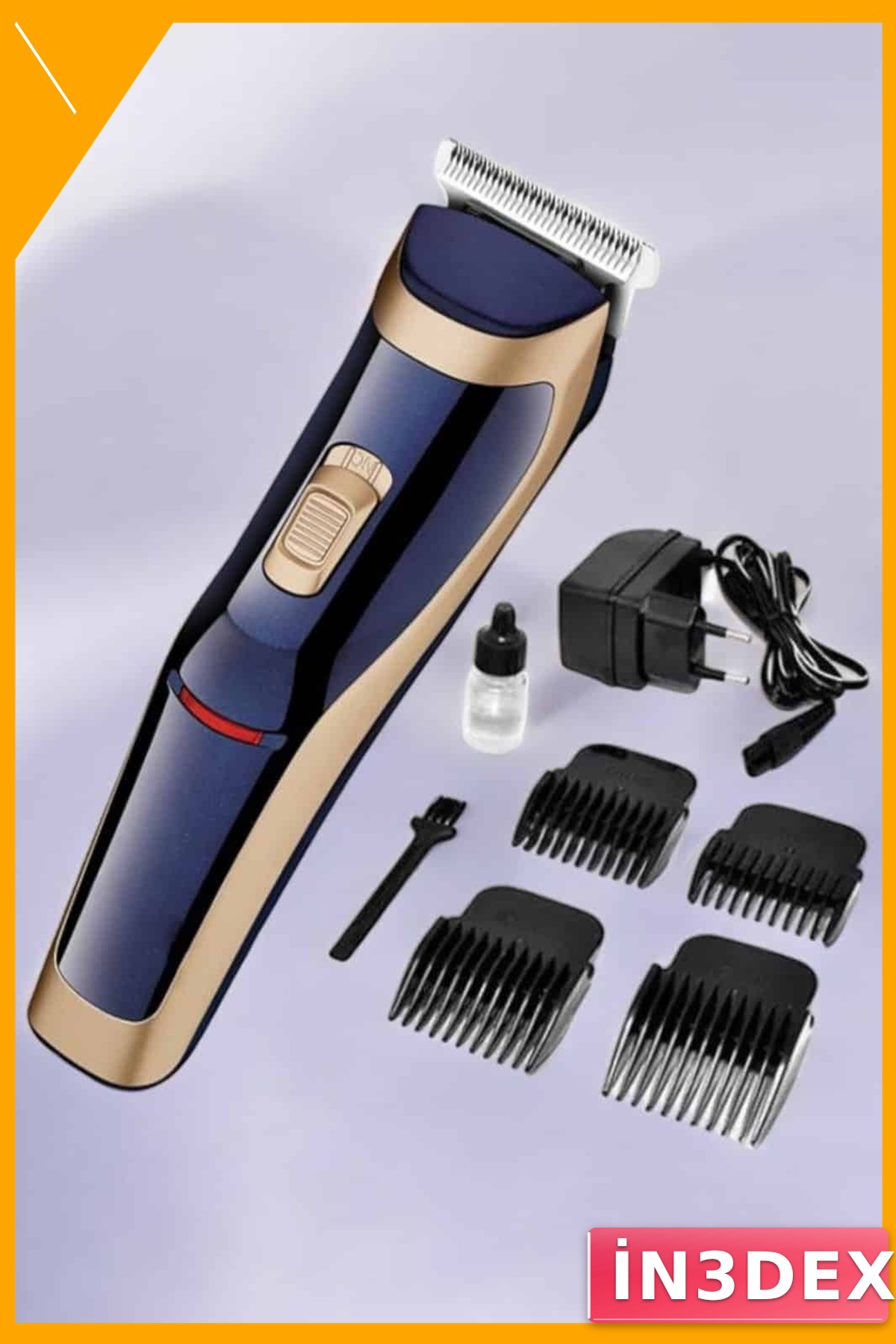 Şarjlı Saç ve Sakal Tıraş Makinesi Sessiz Motor 1-12mm