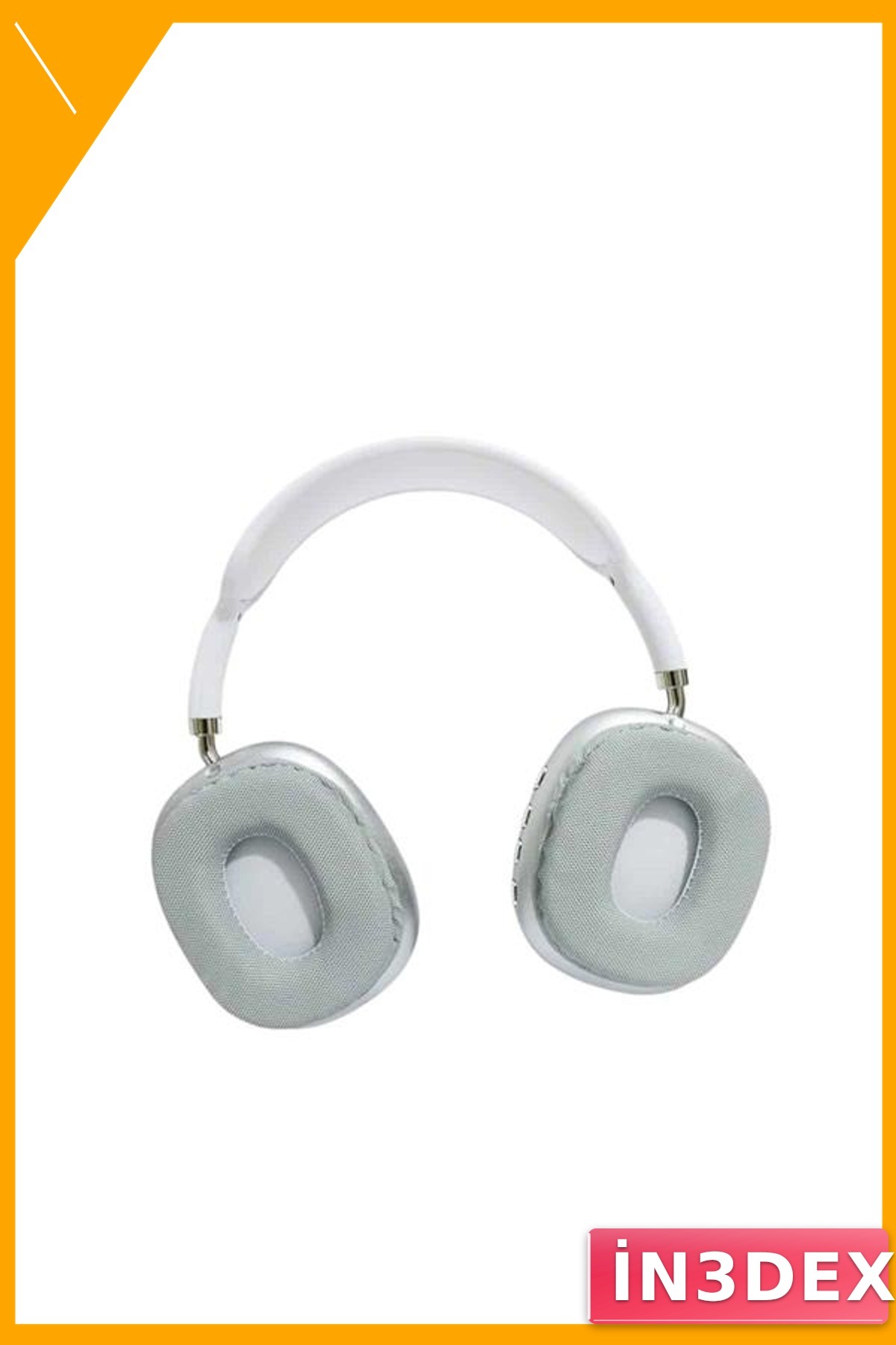 Bluetooth Kulak Üstü Kulaklık P9 Plus Beyaz Aktif Gürültü Engelleme