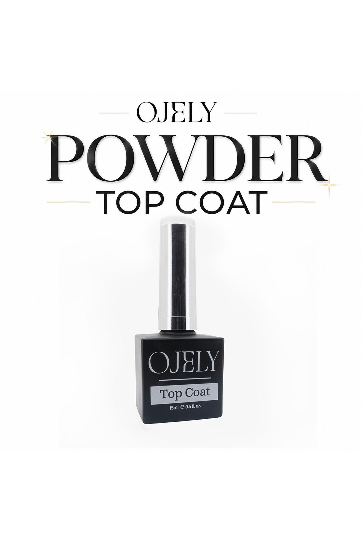 Powder TOP COAT 15 ML — سفید