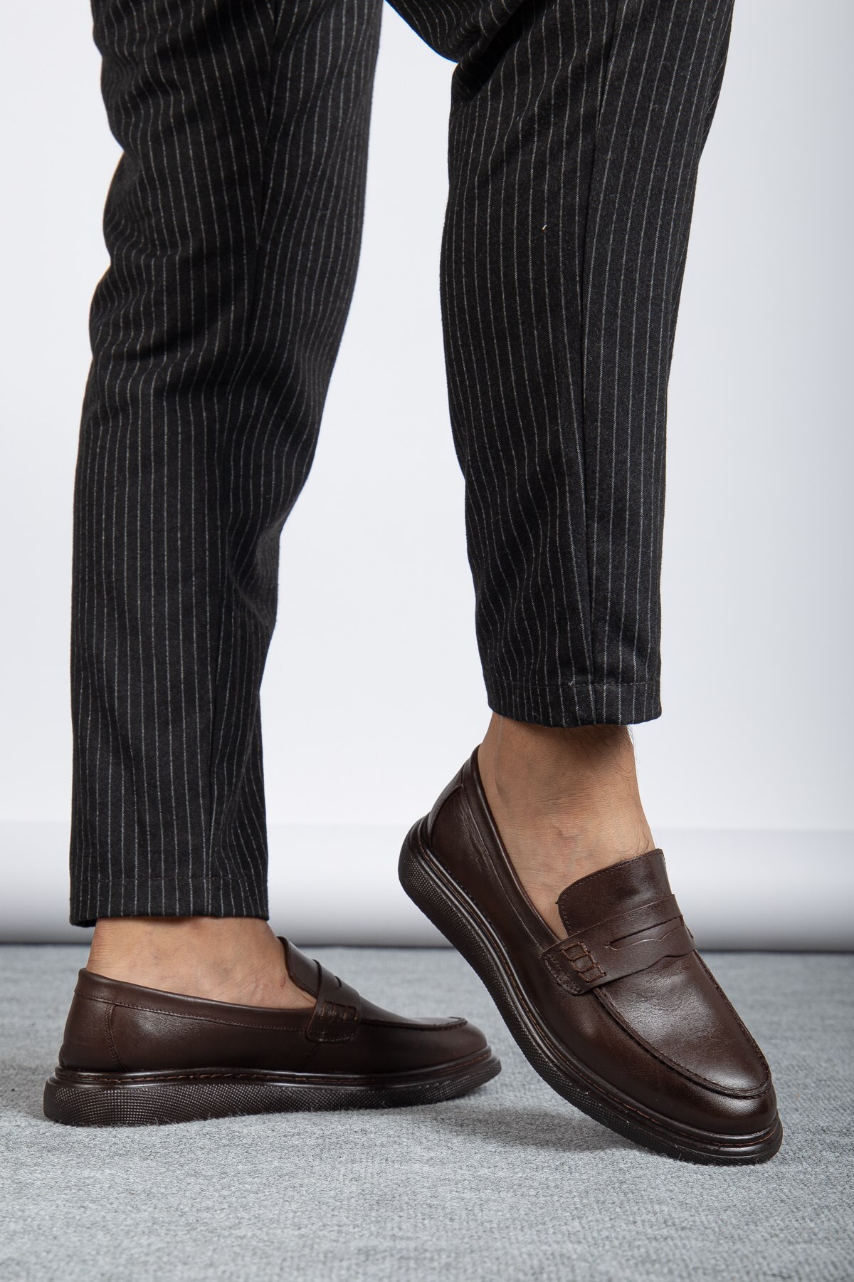 maximoda Hakiki Deri, %100 Deri, Loafer Deri Bağcıksız Ayakkabı