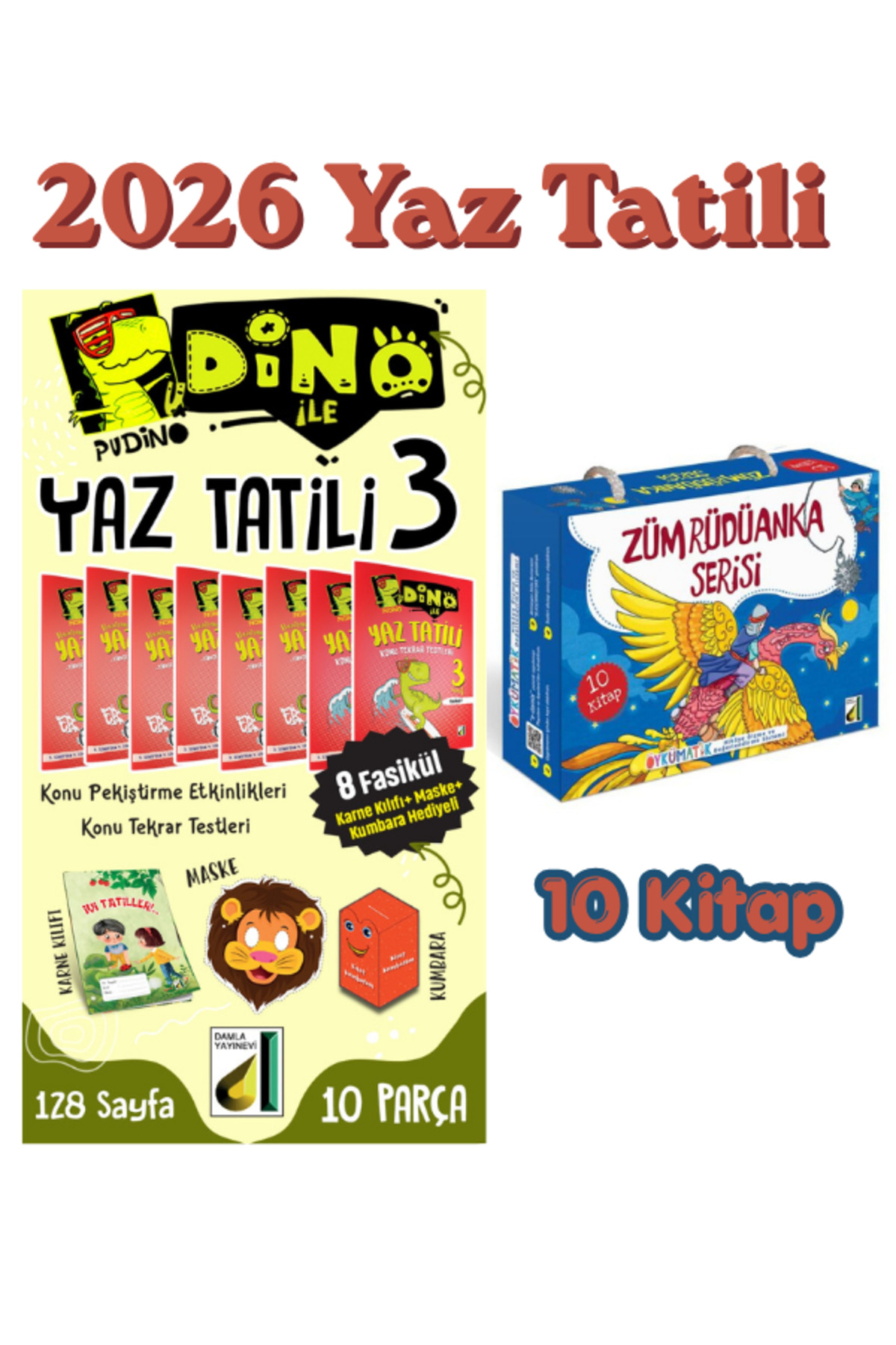 Damla Yayınevi Damla 3.Sınıftan 4.Sınıfa Geçenler İçin Tatil