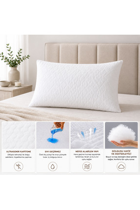 Wins Comfort 2'li Kapitone yastık 800 Gr 50 x 70