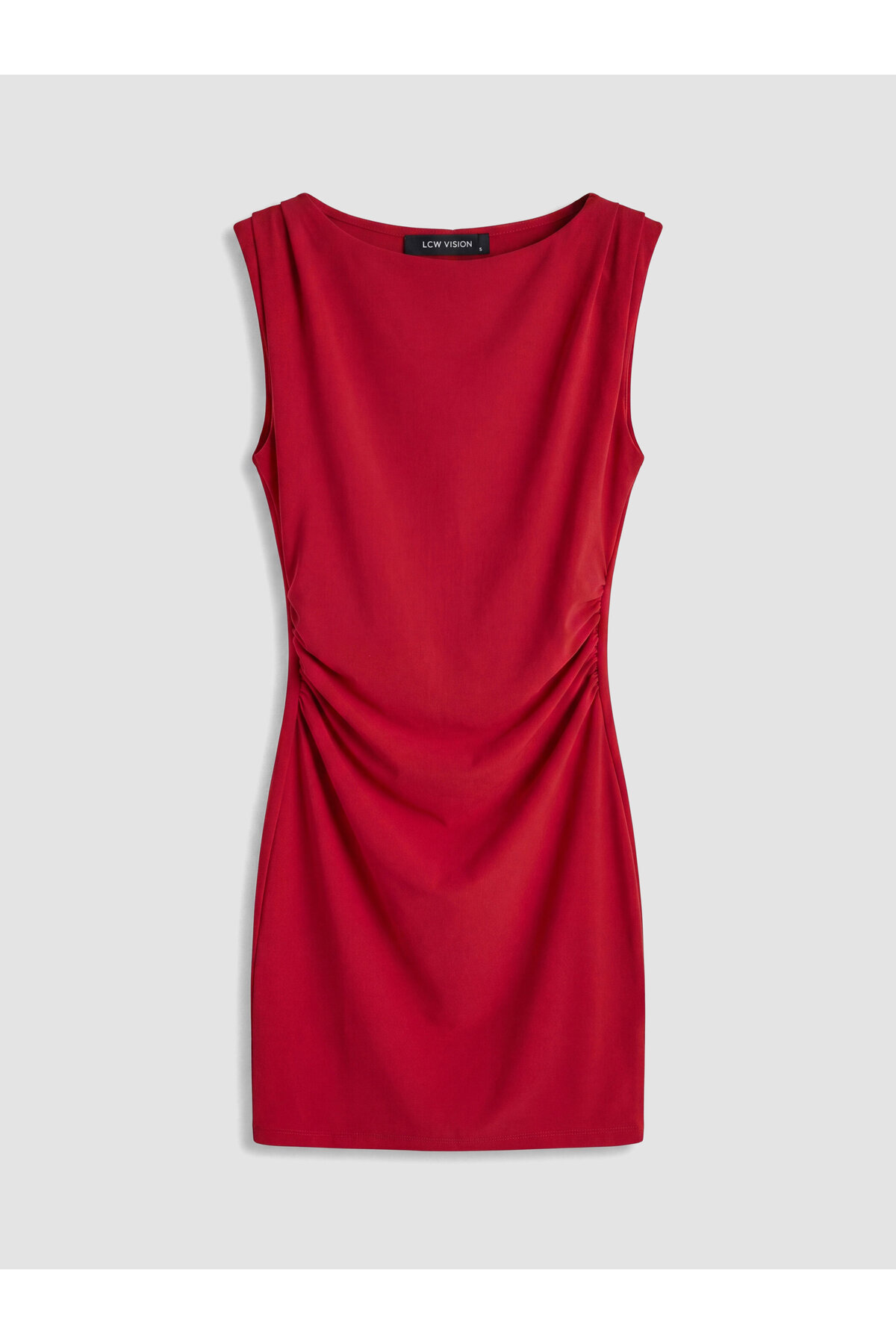 strapless open back dress ANGEL LINEN MAXI DRESS SANGRIA main image 0