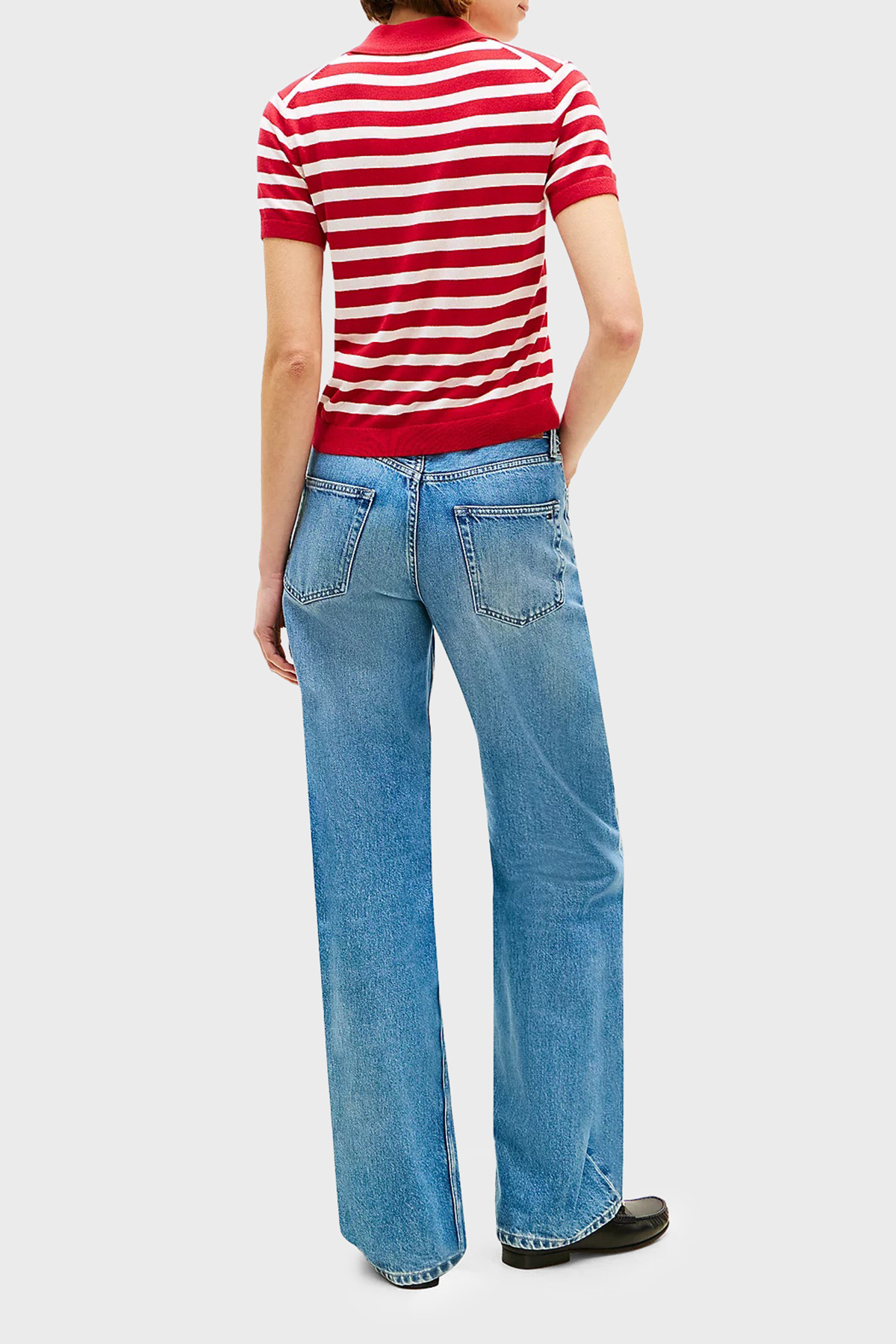 پولوشرت زنانه یقه پلو | تامی هیلفیگر Tommy Hilfiger TYC0137A1A435AA858D691500 CN - تصویر 3