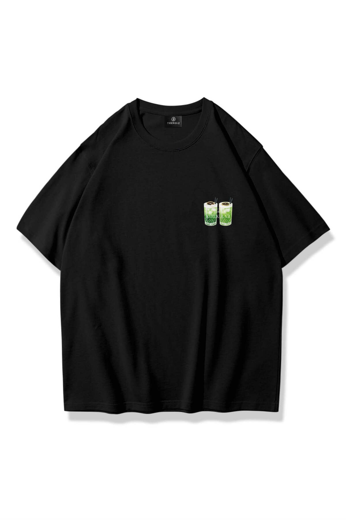 Trendiz Unisex İki Kuzukulağı Tshirt Siyah - Fiyatı, Yorumları