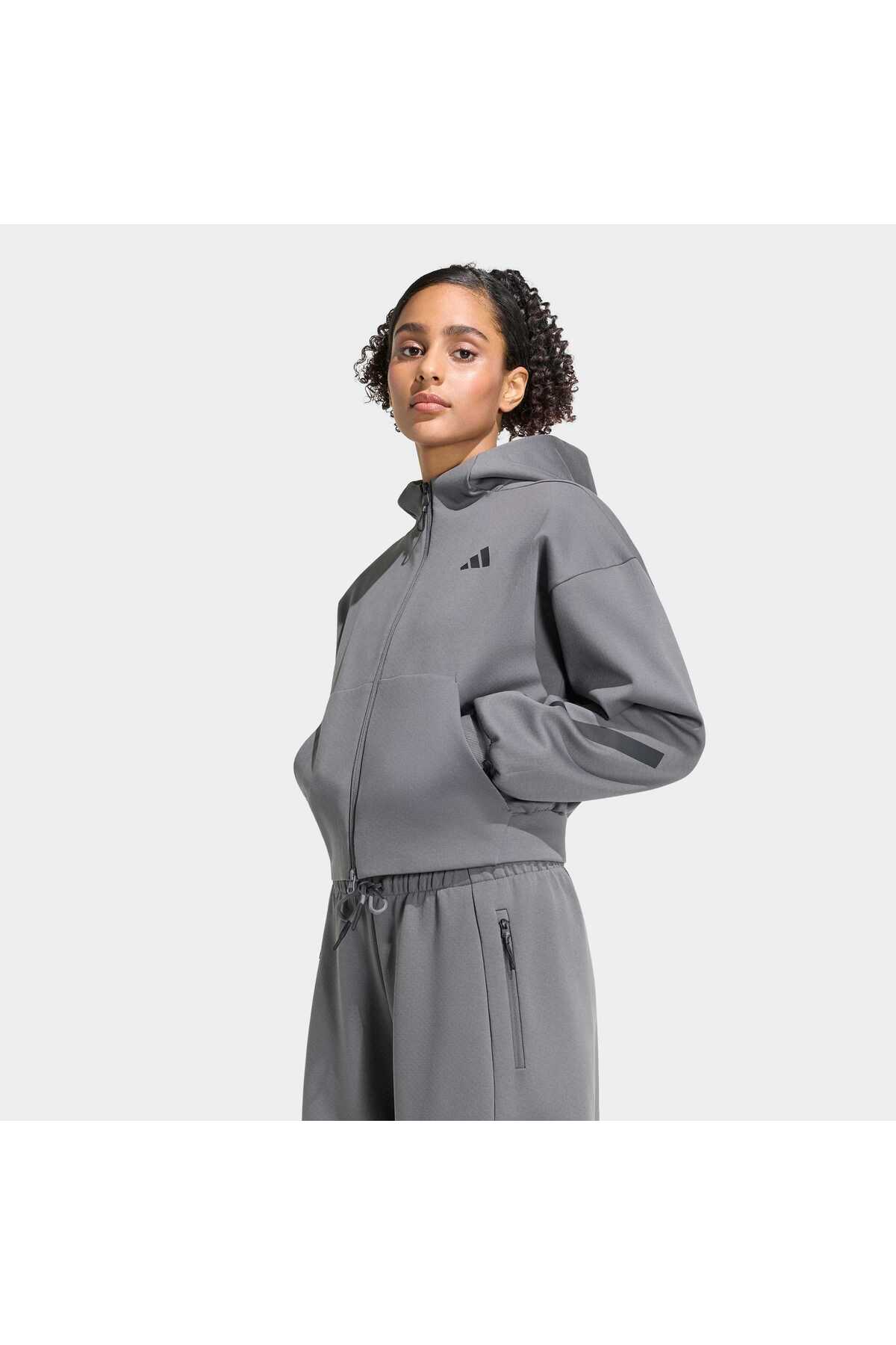 adidas W Z.N.E. Cr Fz Kadın Spor Sweatshirt KF6394
