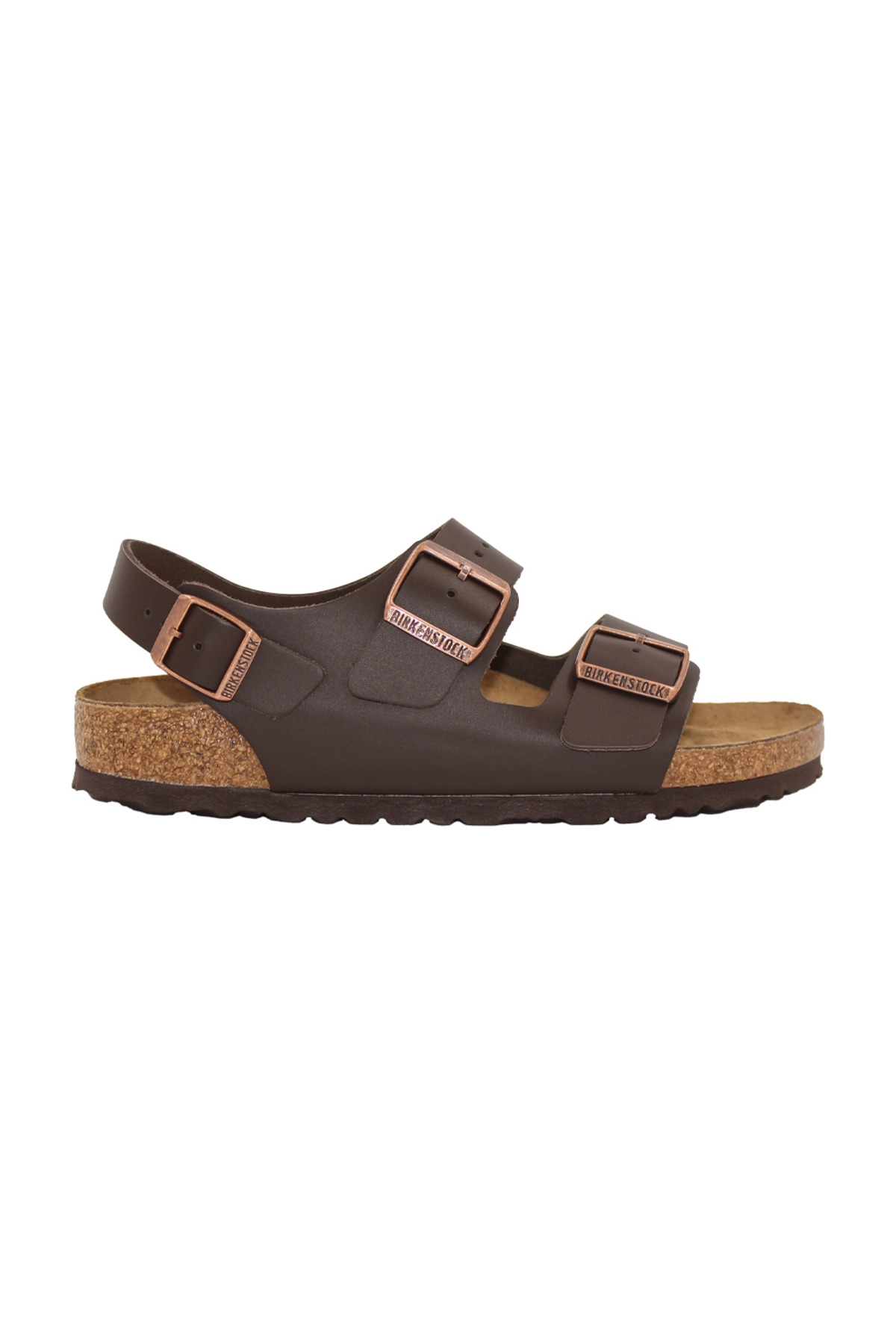 دمپایی زنانه Milano Bs 34103 قهوه‌ای تیره Juststep بیرکن استاک دمپایی Birkenstock
