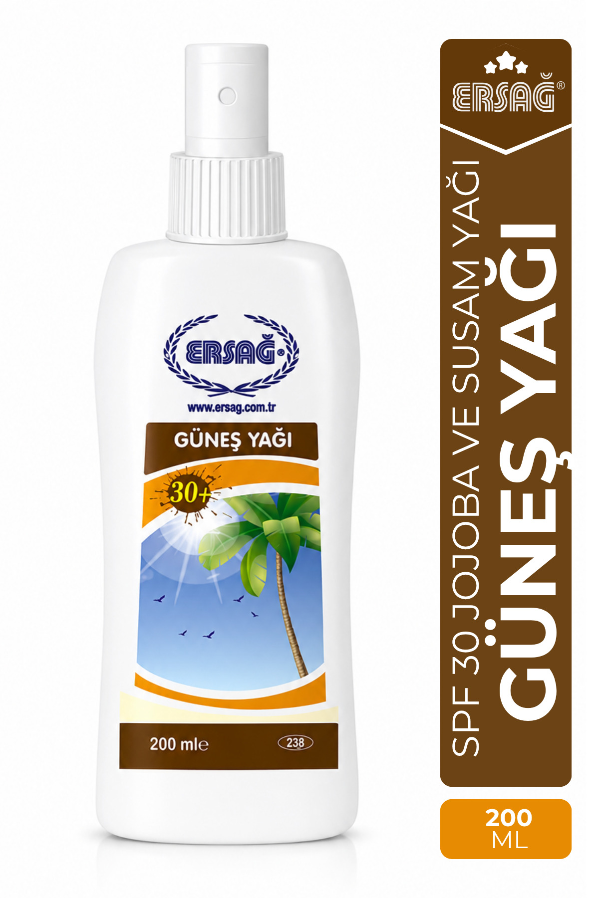 Ersağ Güneş Yağı 200 ML — ERS02380328
