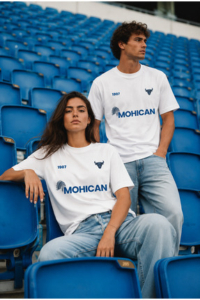 vova Unisex %100 Pamuk Oversize 1907 Mohikan Konsept Baskılı Taraftar Özel Ta...