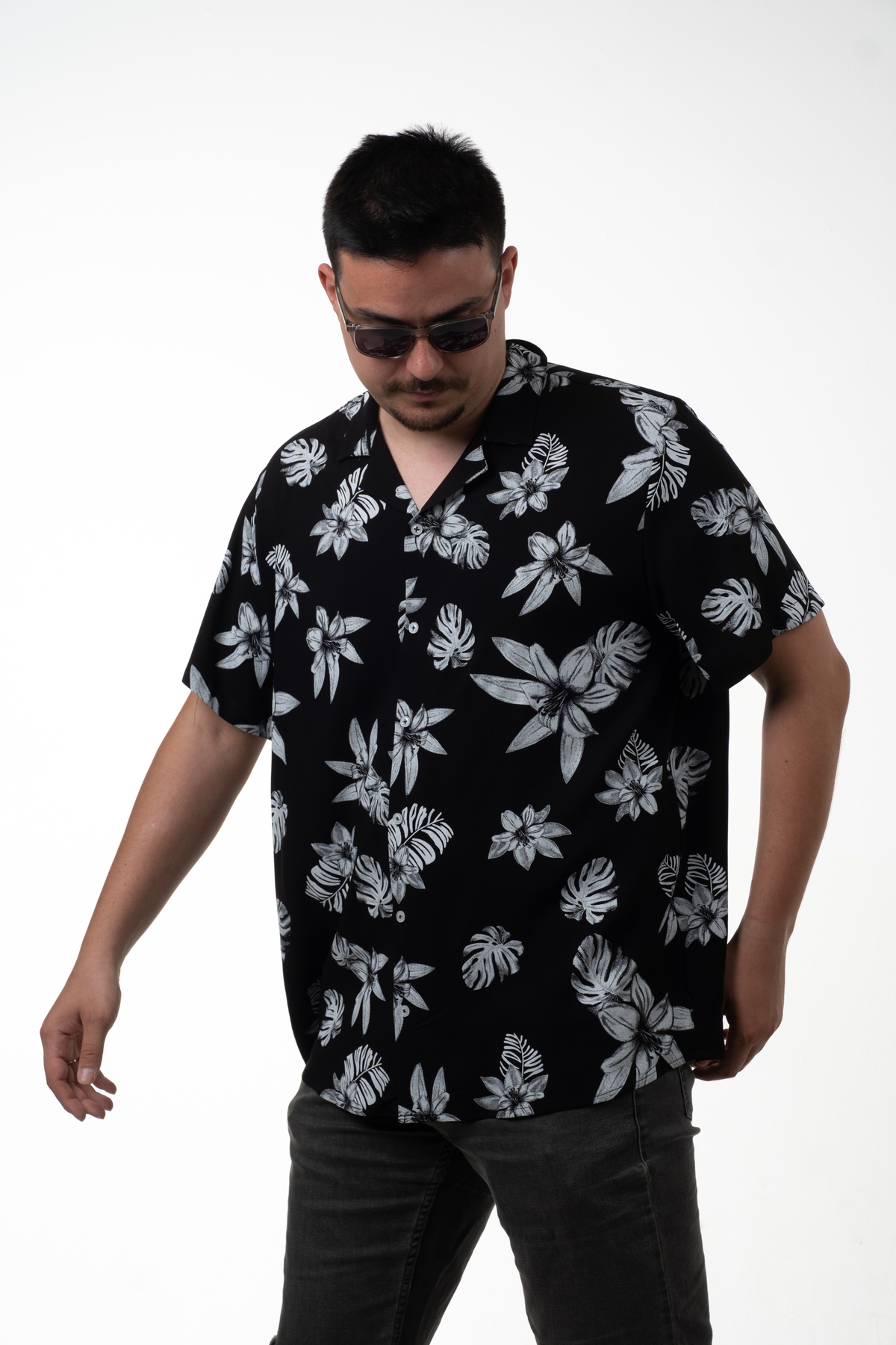 SÖR BÜLEND Erkek Büyük Beden Hawaii Kısa Kollu Yazlık Gömlek