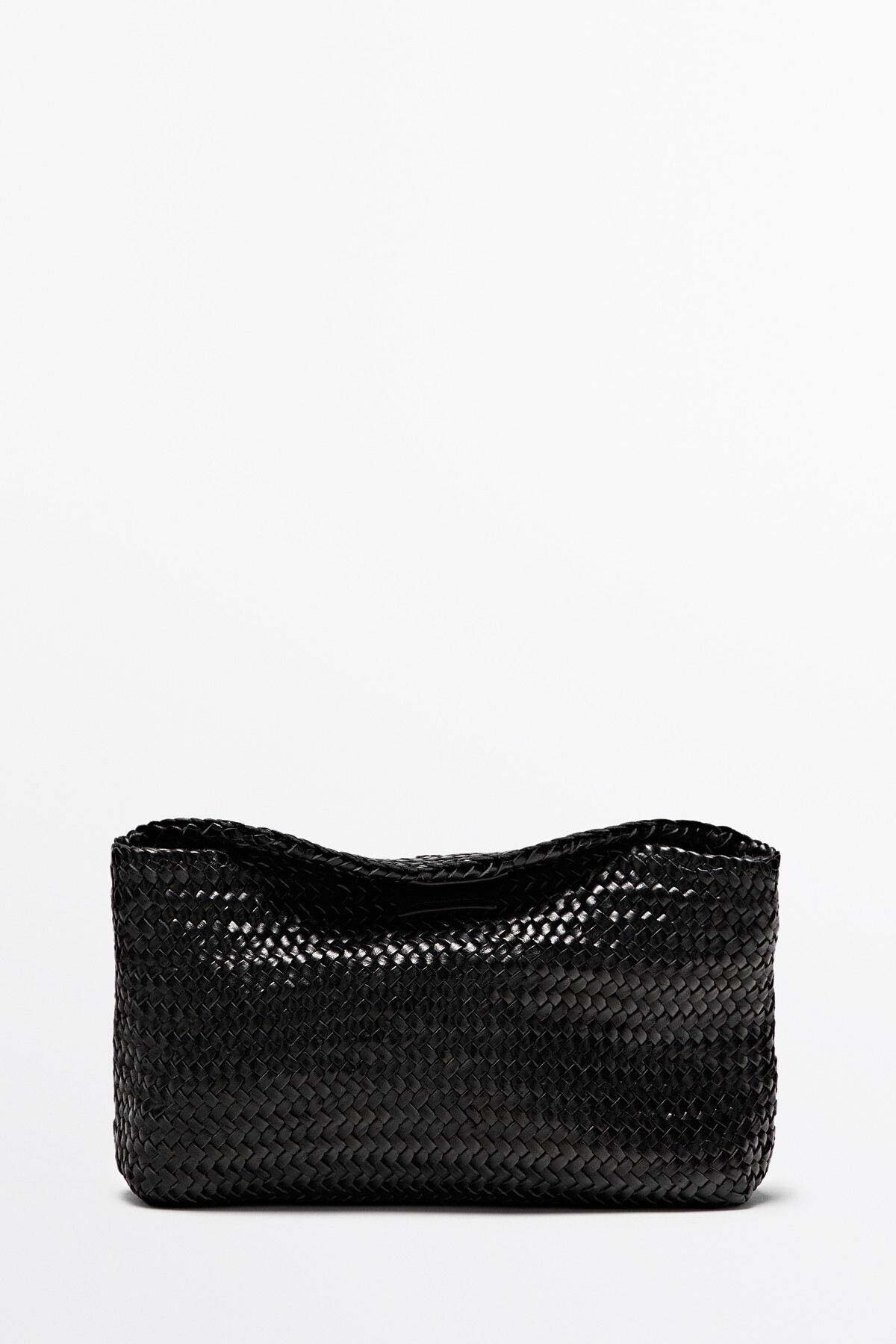 Braided napa leather bag