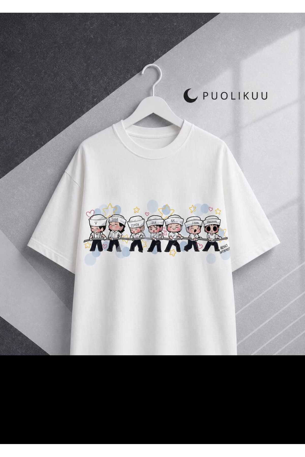 puolikuu Arirang World Tour BTS Baskılı Oversize Tshirt - Fiyatı