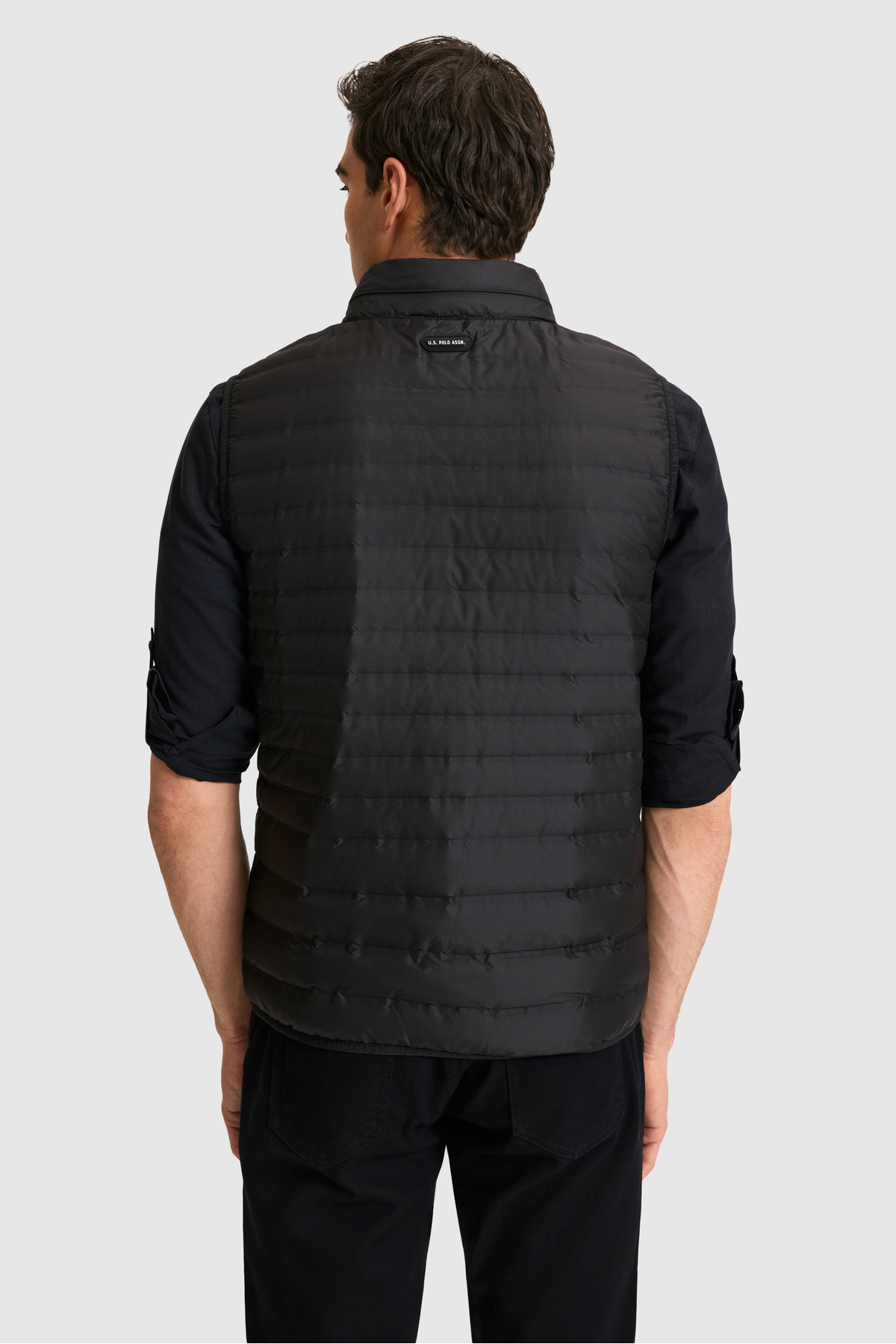 U.S. Polo Assn. Erkek Siyah Yelek 50319225-VR046 görsel 4
