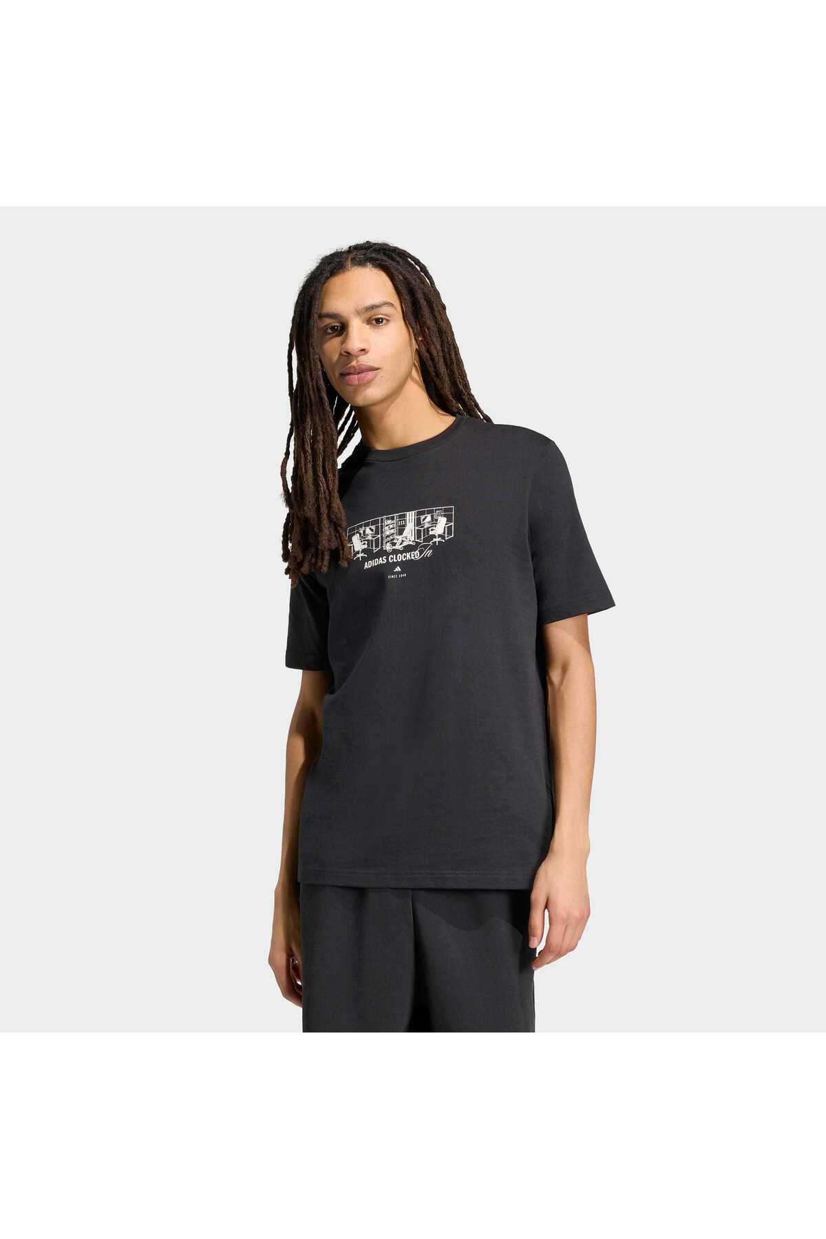 1_org_zoom تیشرت adidas آدیداس مدل گرافیکی اسپرت مردانه M Clkd I T KC7086 اورجینال - تصویر 1