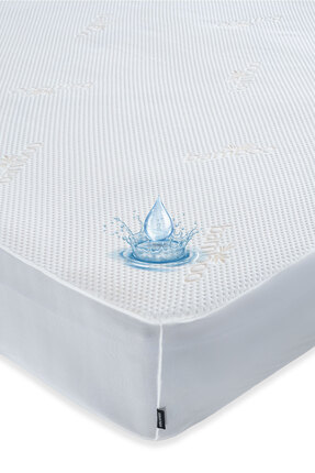 VİSCOTEX Bamboo Premium Alez | Doğal Bambu Full Kenar Yatak Koruyucu