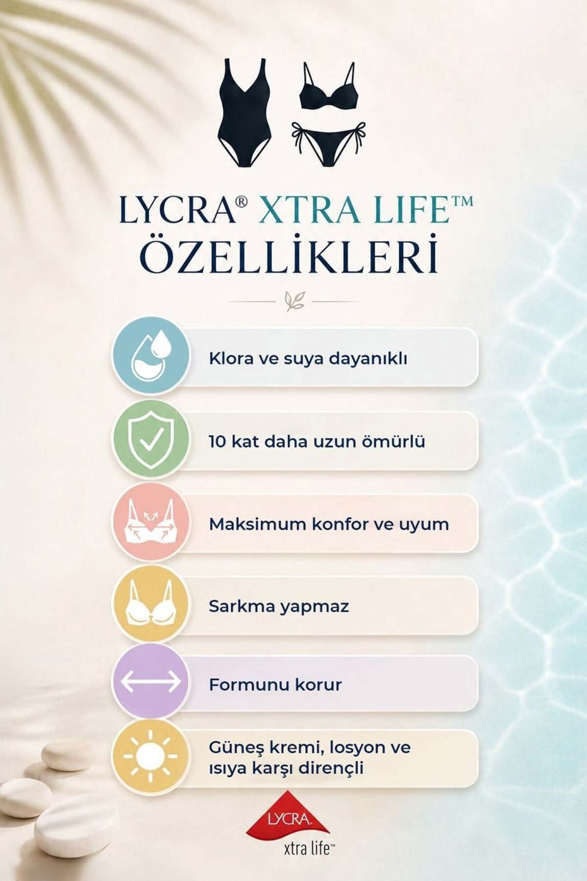 ست بیکینی بدون تسمه طرح راه راه Linjeli قهوه ای 3