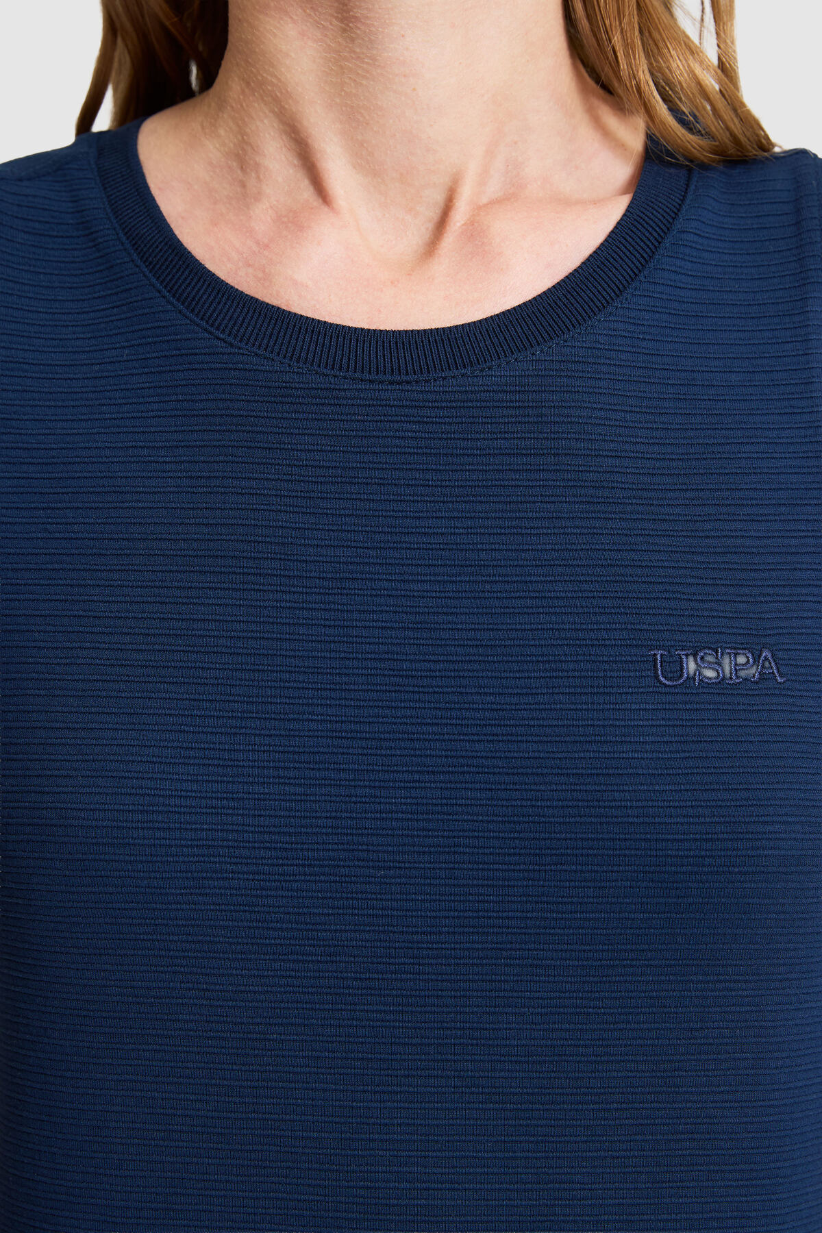 U.S. Polo Assn.  Kadın Lacivert Örme Elbise 50323510-VR033 - Görsel 7