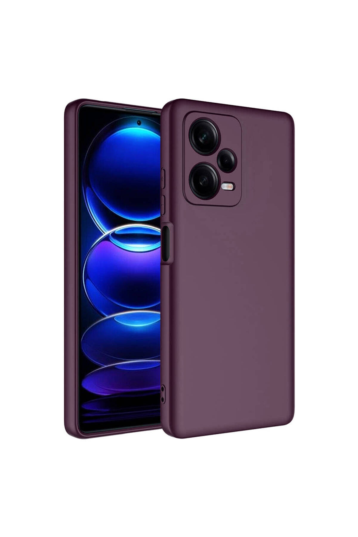 Redmi Note 12 Pro Plus 5G Kılıf NVTH Mara Lansman Kapak - Koyu Mor