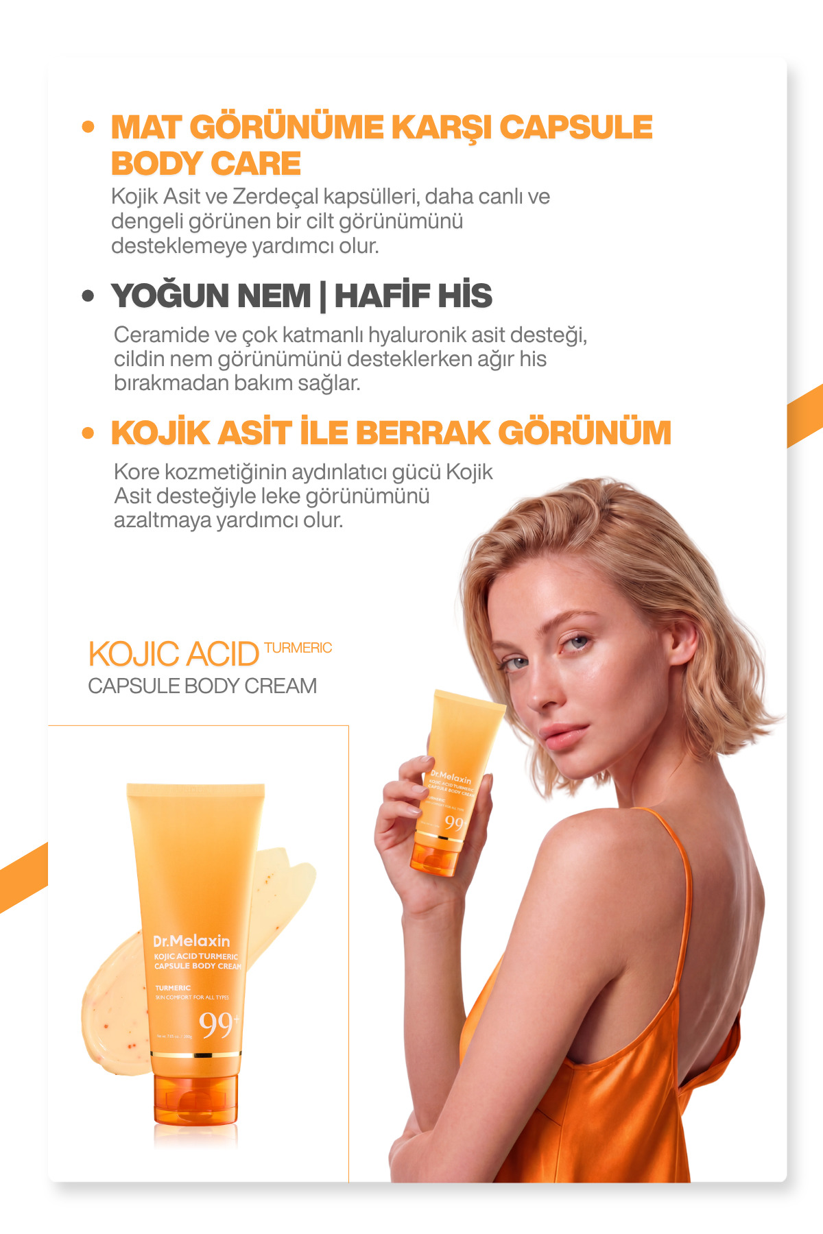 Kapsül Teknolojili | Kojik Asitli | Arındırıcı Aydınlatıcı | Vücut Kremi 200g — 8809886483165 — تصویر 2 از 6