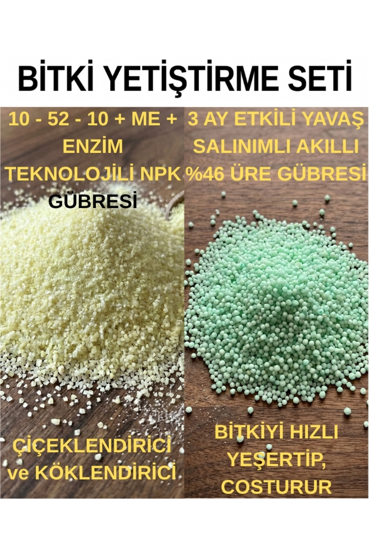 ユウキ出品 Saglam Tarım Bitki Yetiştirme Seti (10.52.10+ME+Enzimli NPK 250 Gr