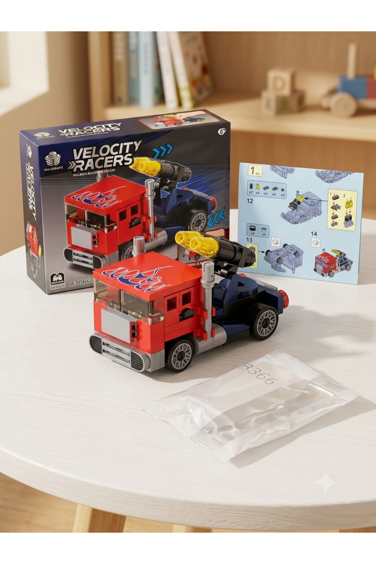 ydn Velocity Racers Çek-Bırak Yapboz Yarış Arabası 8.4/3.8 84
