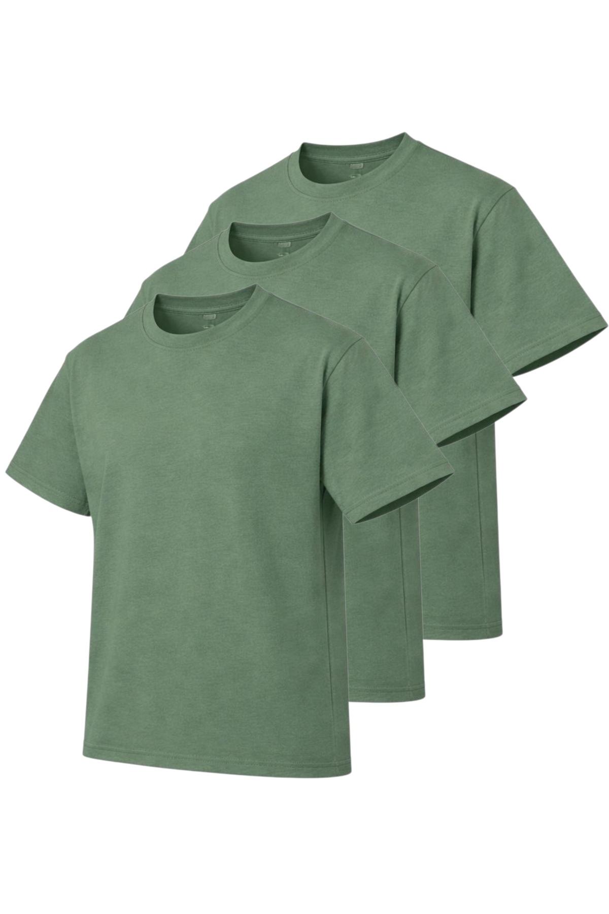 Oversize 3-Pack Basic Single Jersey T-Shirt