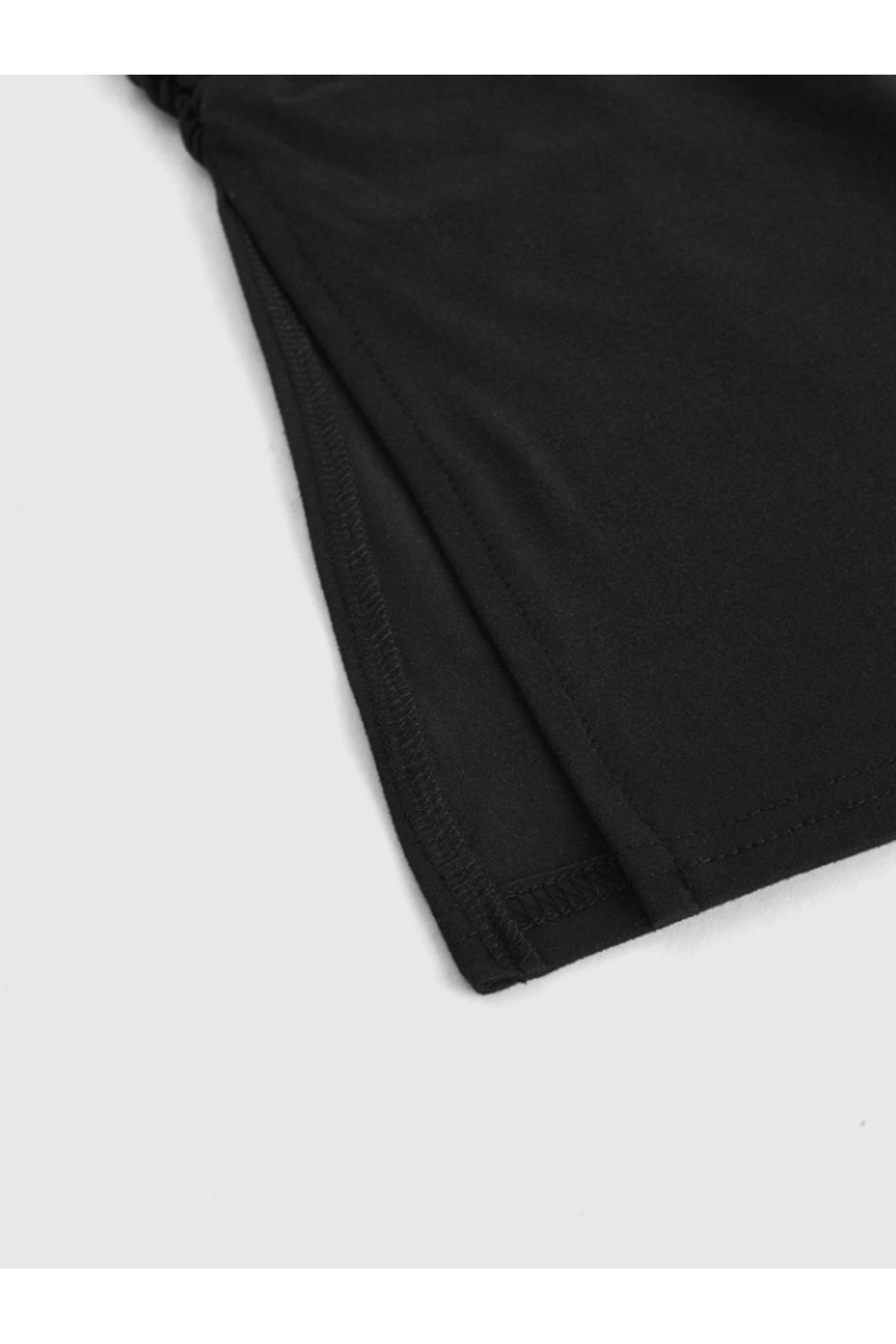 landoffashiontr  Yanları Yırtmaçlı Straplez Bluz - Görsel 4