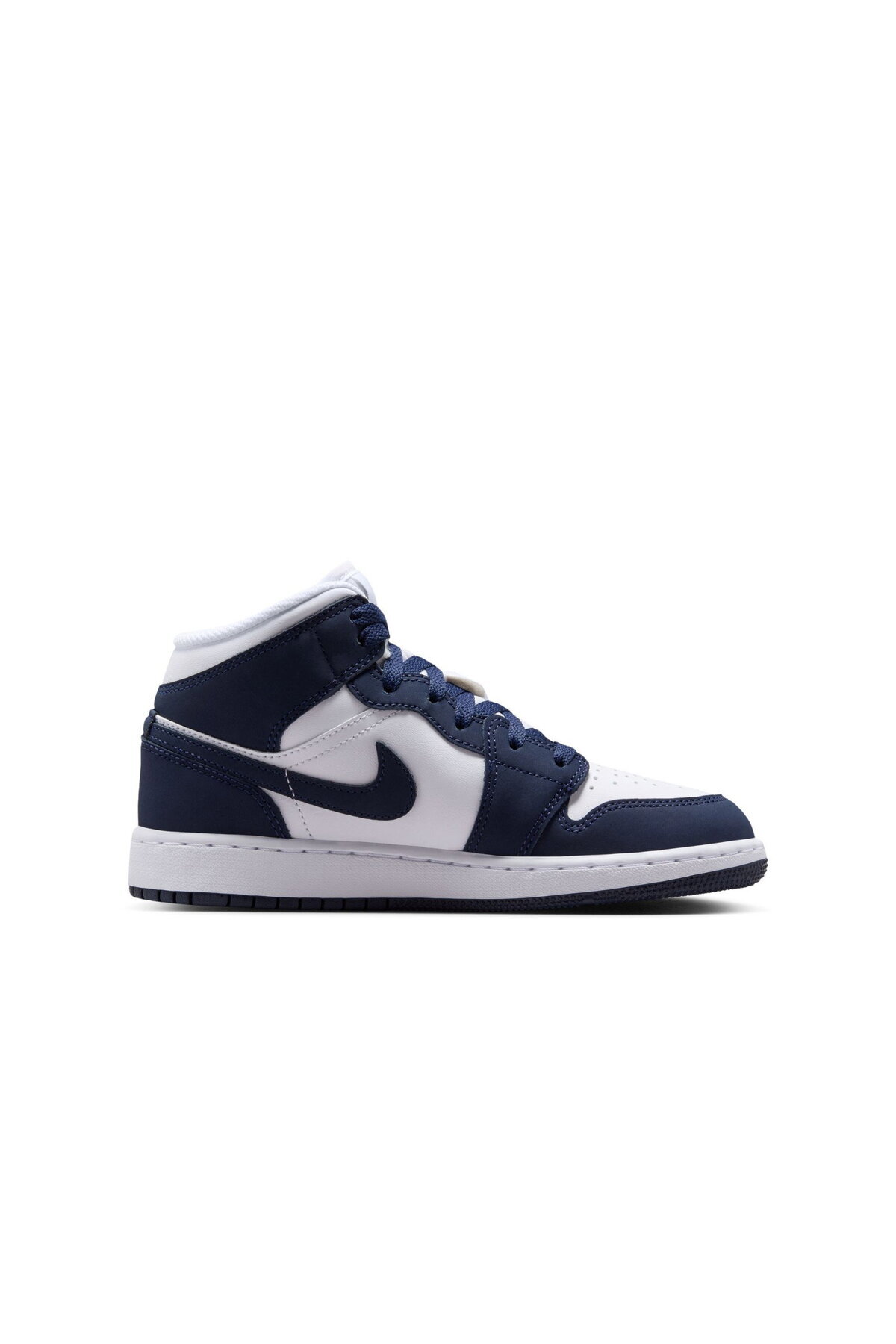Nike Air Jordan 1 Mid Gs Mavi Basketbol Ayakkabısı Juststep görsel 6
