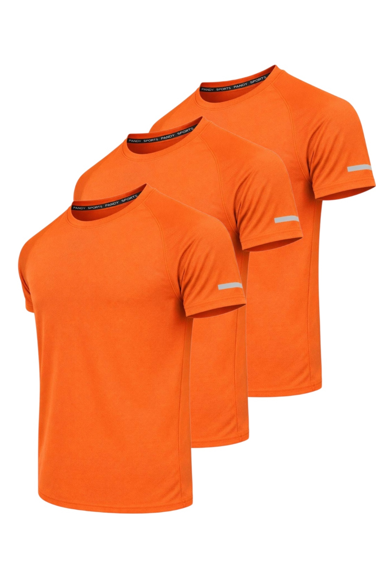 3-Piece Athletic Technical Sports T-shirt with Fast Drying Feature