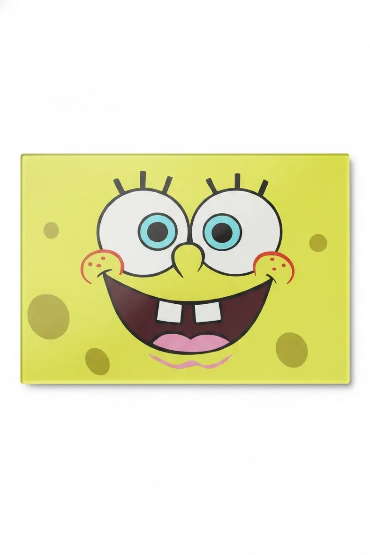Sponge Bob Patterned Glass Cutting Board and Presentation Box 25 x 35 cm