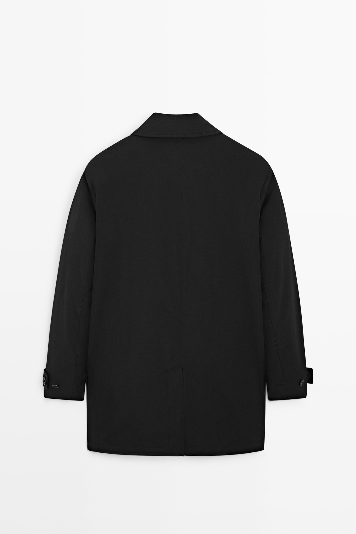 Massimo Dutti Teknik kumaş trençkot görsel 8