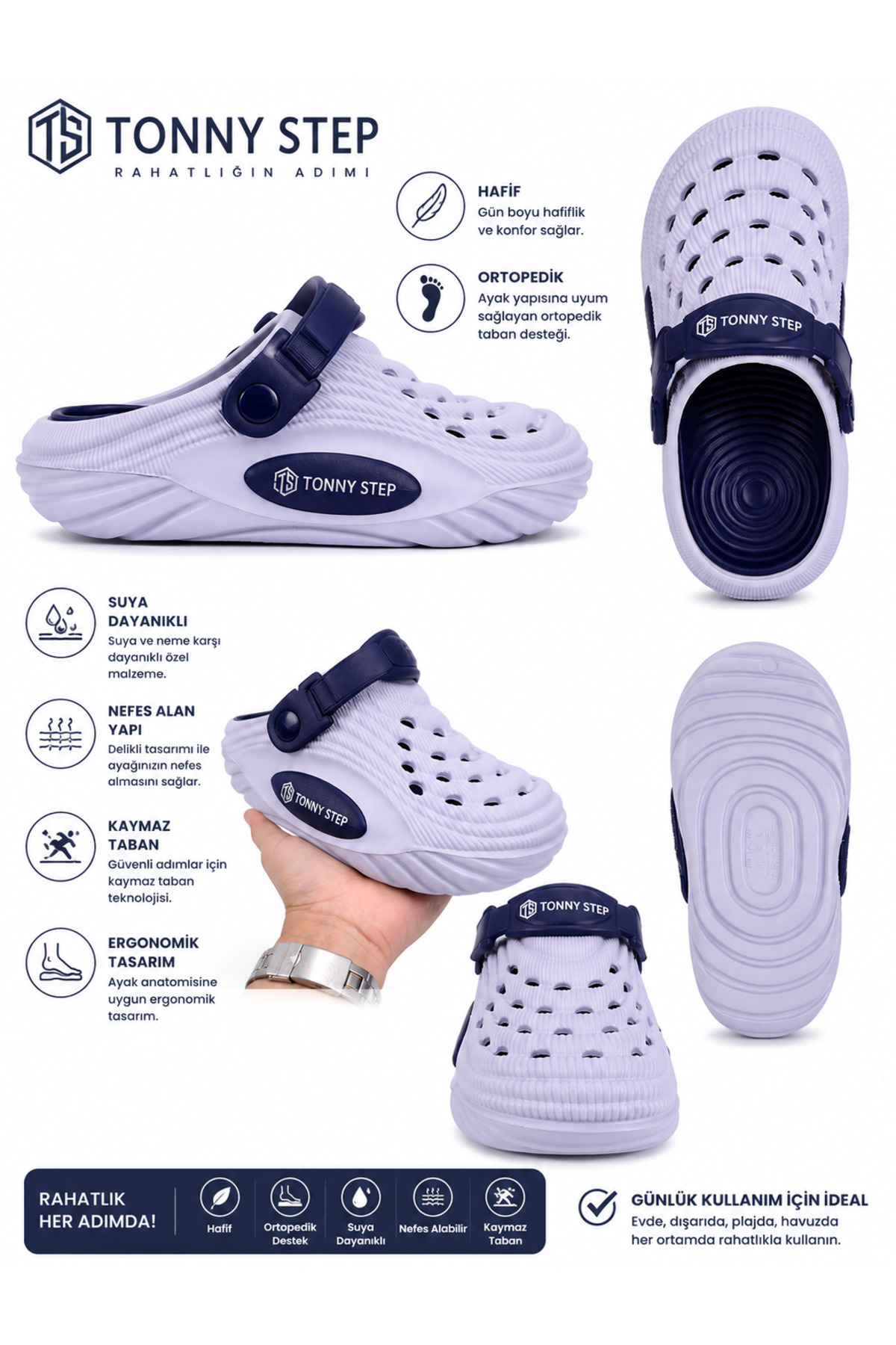 DUBAİ 10 lightweight comfortable orthopedic beach hospital daily slippers