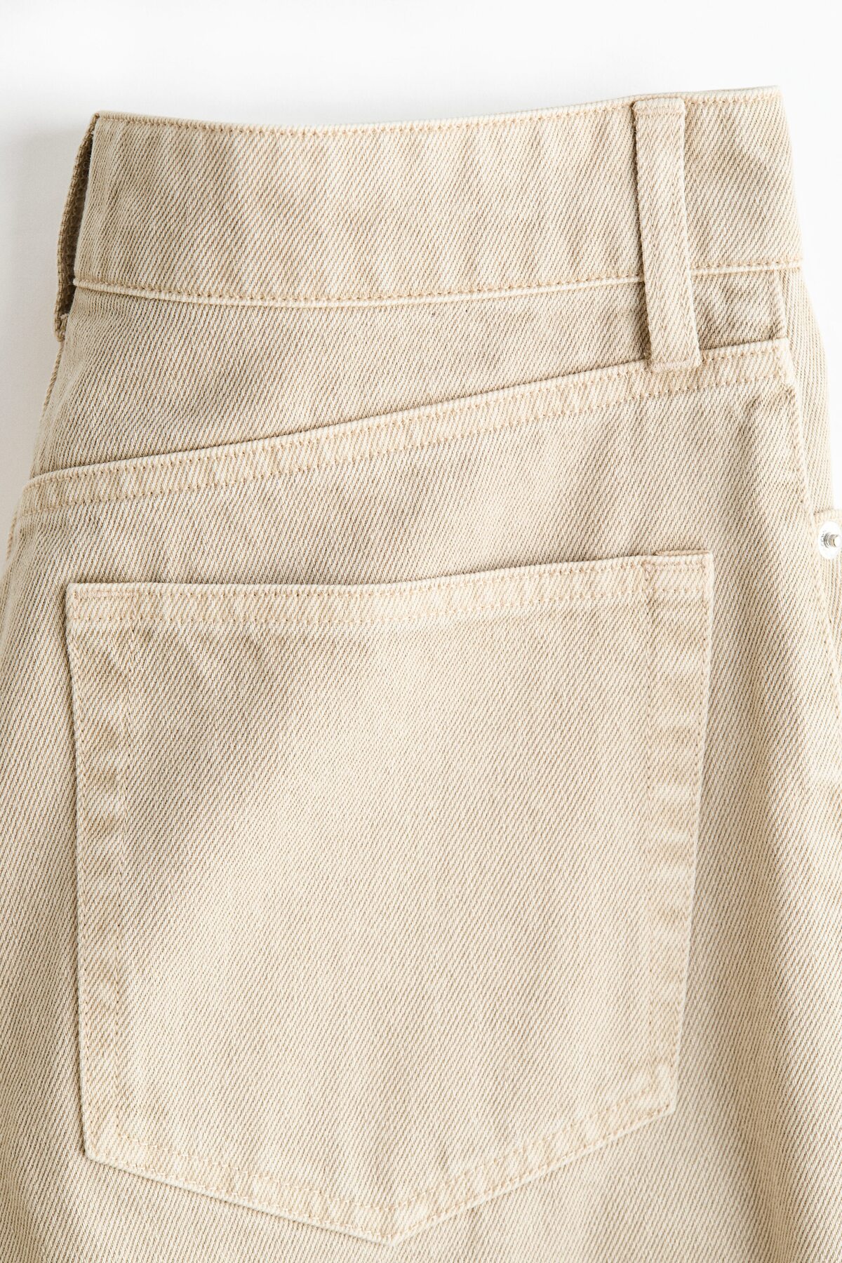 H&M Baggy Barrel Regular Waist Jeans görsel 8