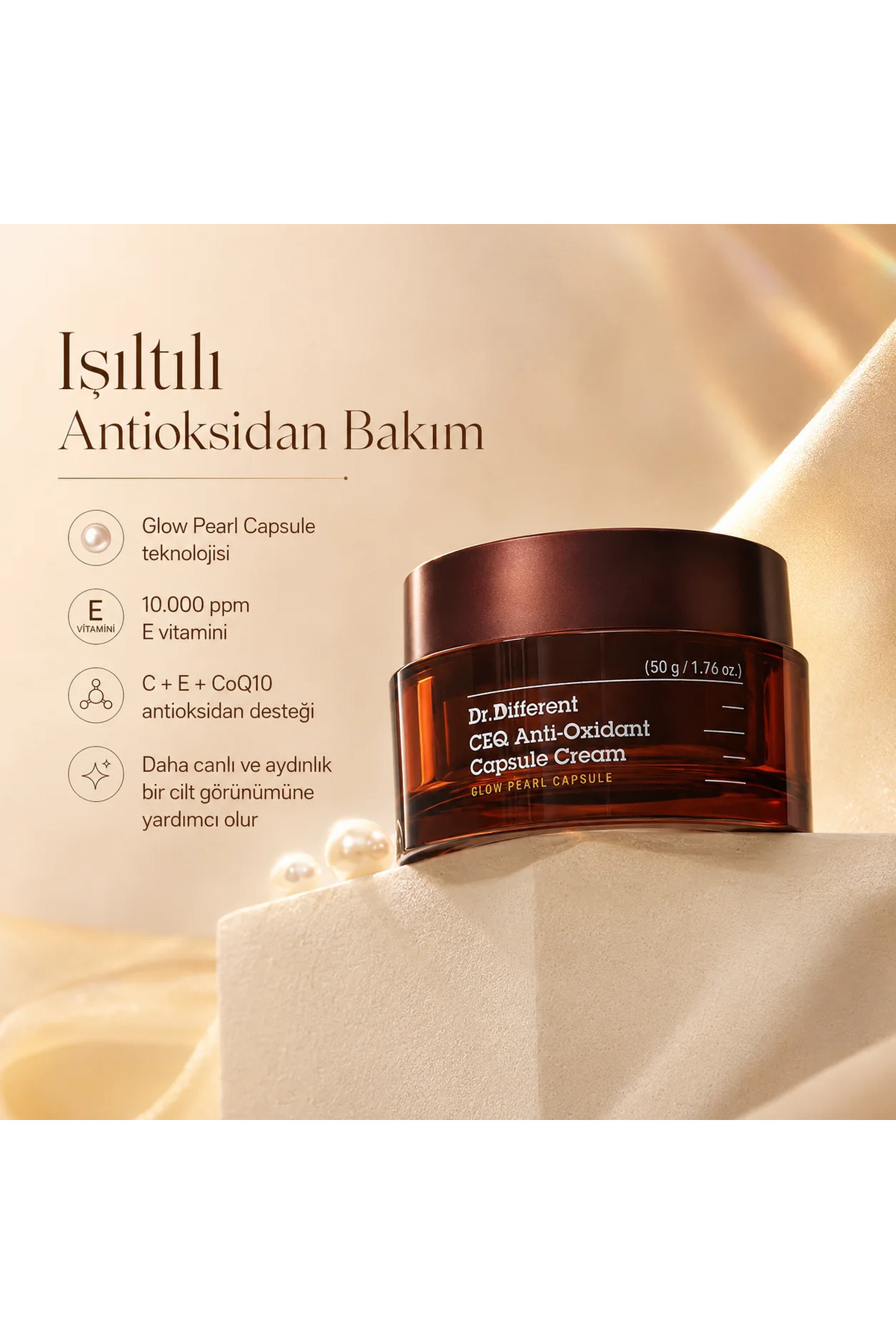Dr.Different CEQ Anti-Oxidant Capsule Cream - E Vitamini