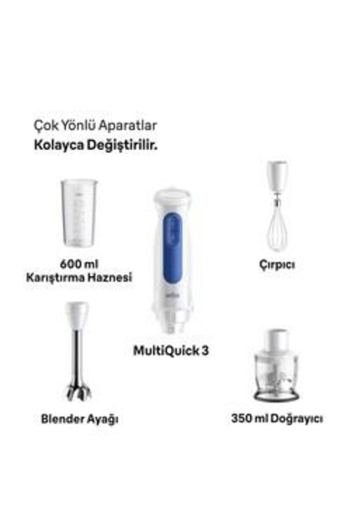 مخلوط‌کن چندکاره مولتی‌کوئیک 3 مدل MQ30202MWH
