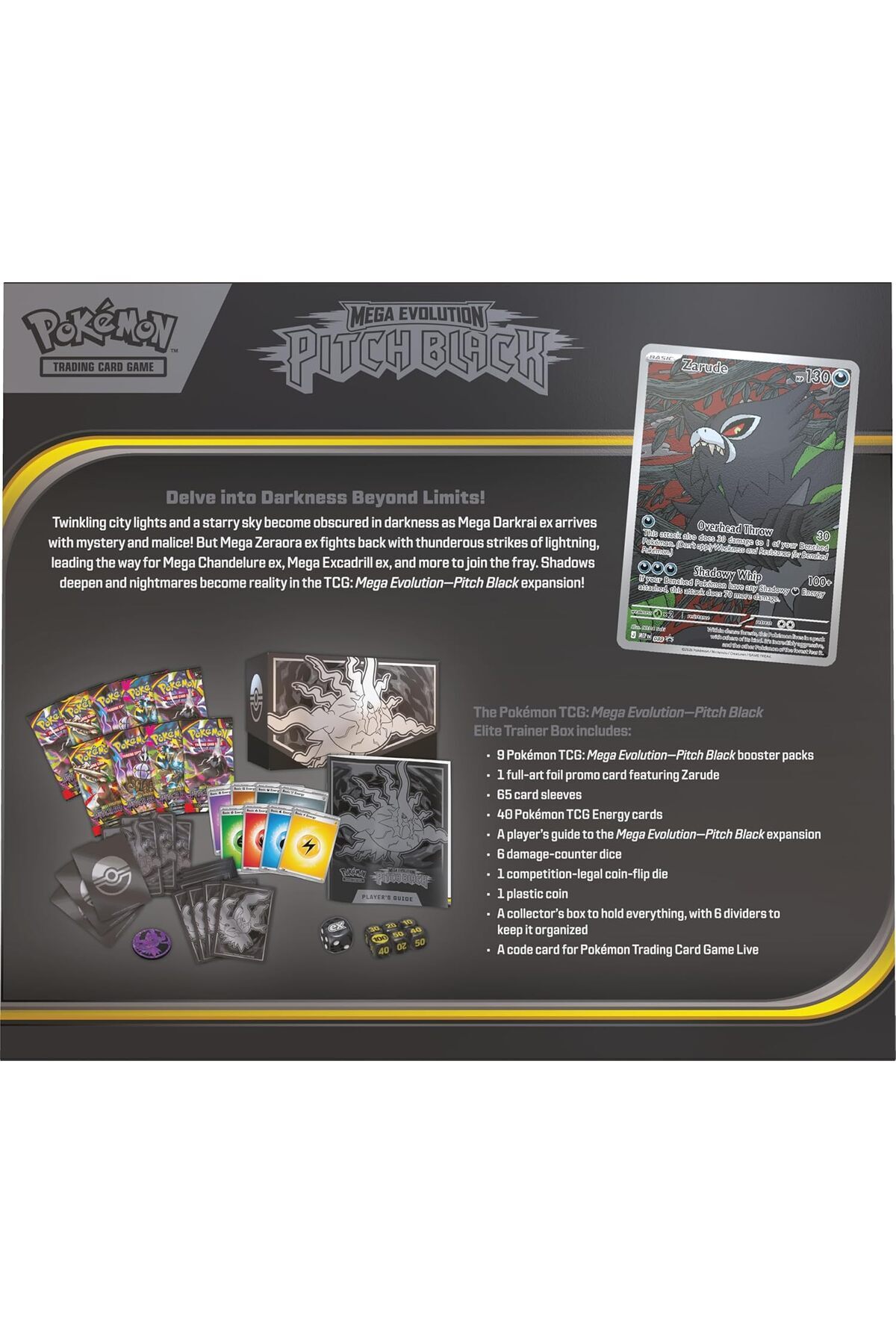 Pokemon Tcg Pitch Black Elite Trainer Box Fiyatı, Yorumları - Trendyol