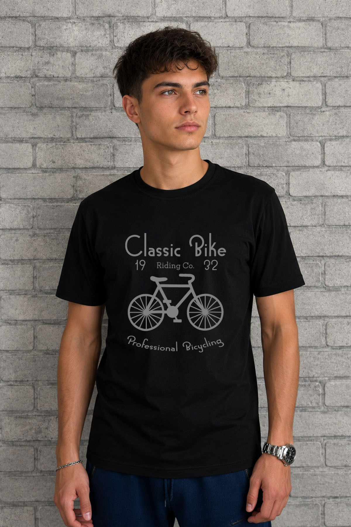 örses Classic Bike Printed Premium T-Shirt | Special Gift Includes