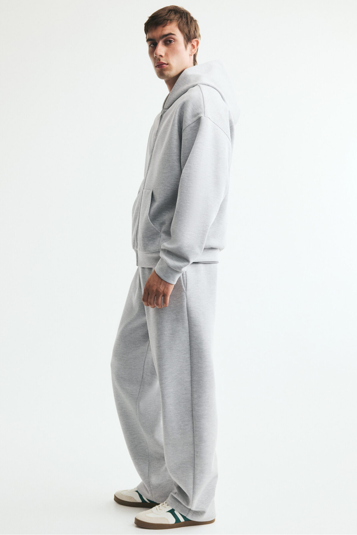 H&M İnterlok Eşofman Altı Relaxed Fit görsel 6
