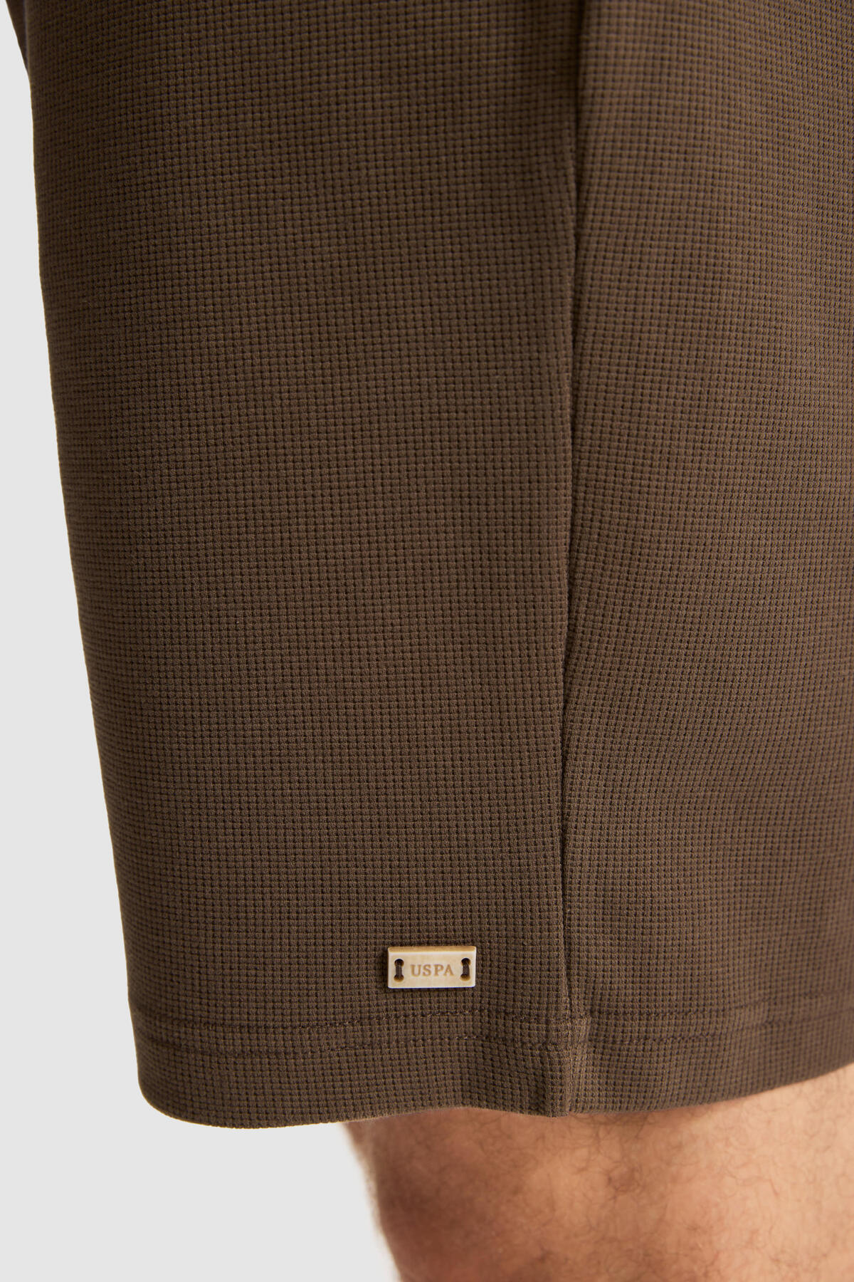 U.S. Polo Assn. Erkek Kahverengi Örme Şort 50327179-VR029 görsel 6