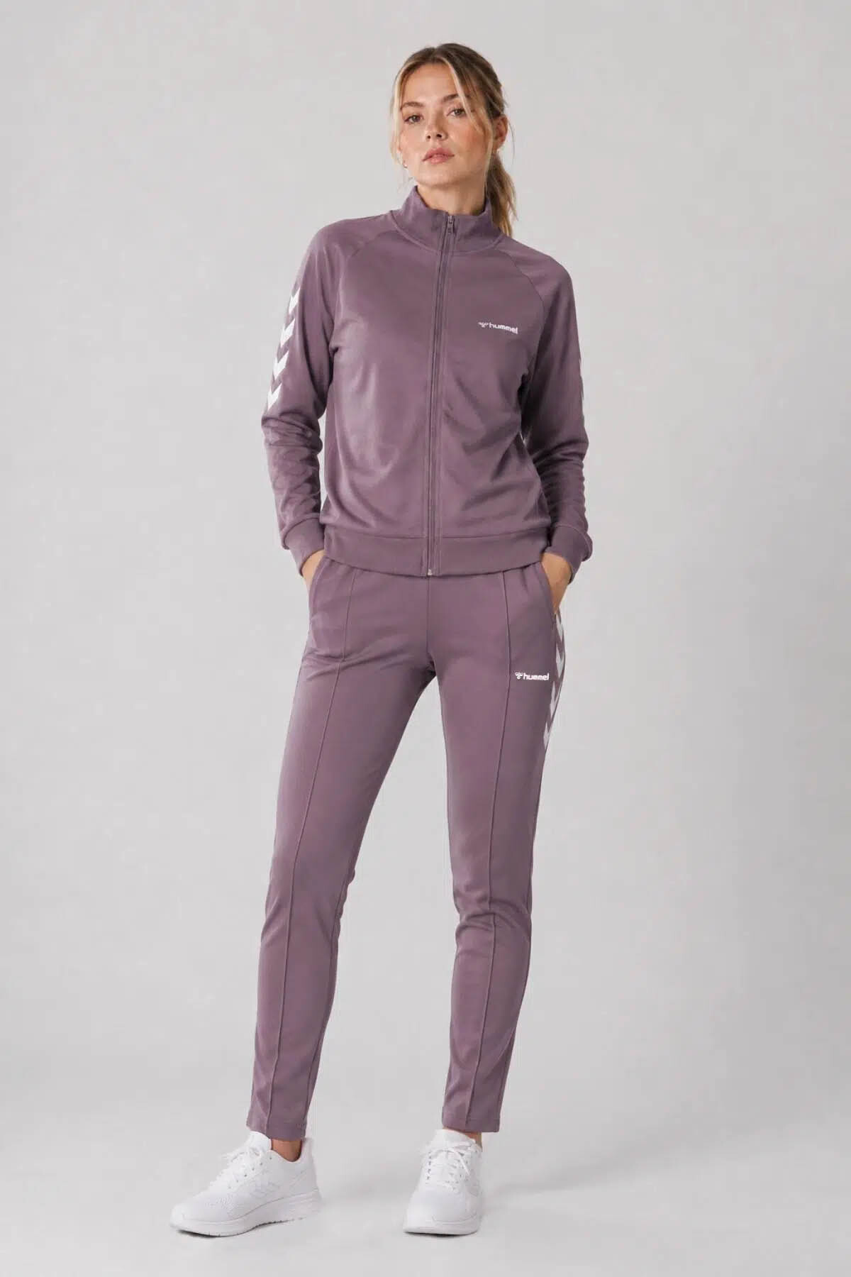 hummel Genesa Zıp Mor Kadın Ceket 921773-9715 görsel 2