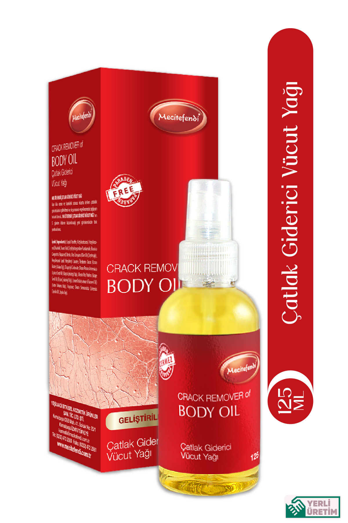 Mecitefendi Çatlak Önleyici Vücut Yağı 125 Ml — MM4-012