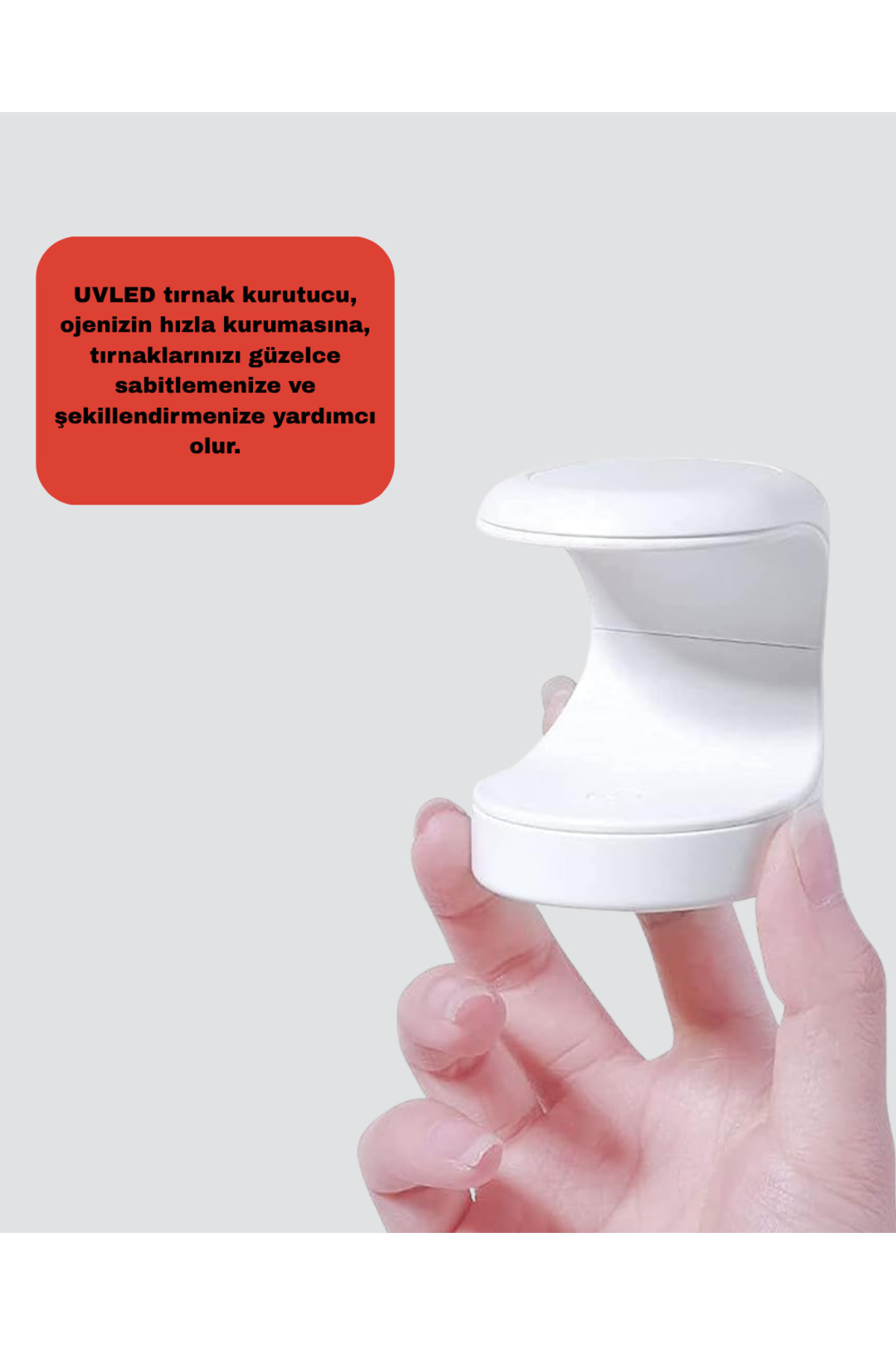 USB Bağlantılı Tırnak Kurutucu – Bilgisayar ve Powerbank ile Uyumlu — TYCBE2FE15D3499A390C3EE00 — تصویر 3 از 5