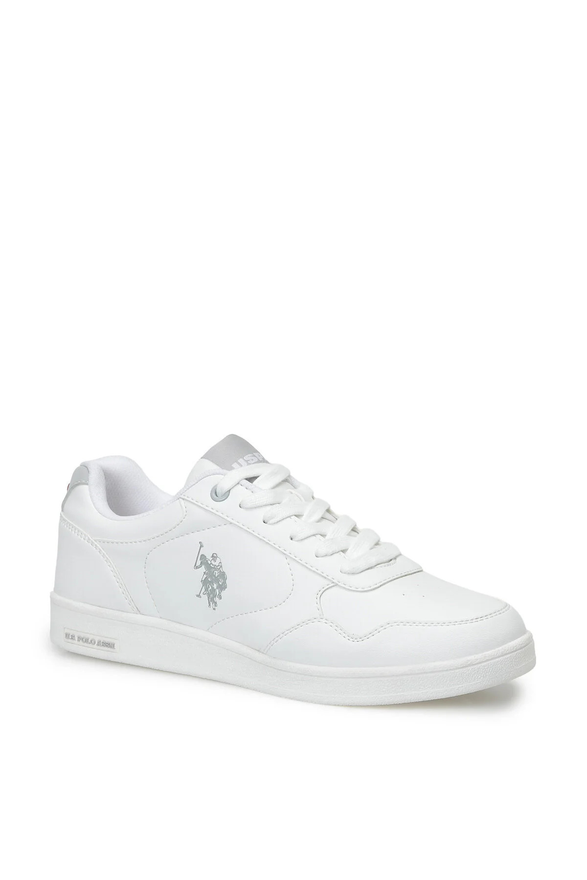 U.S. Polo Assn. Fran Rahat Düz Taban Günlük Kadın Sneaker Spor Ayakkabı Beyaz görsel 3