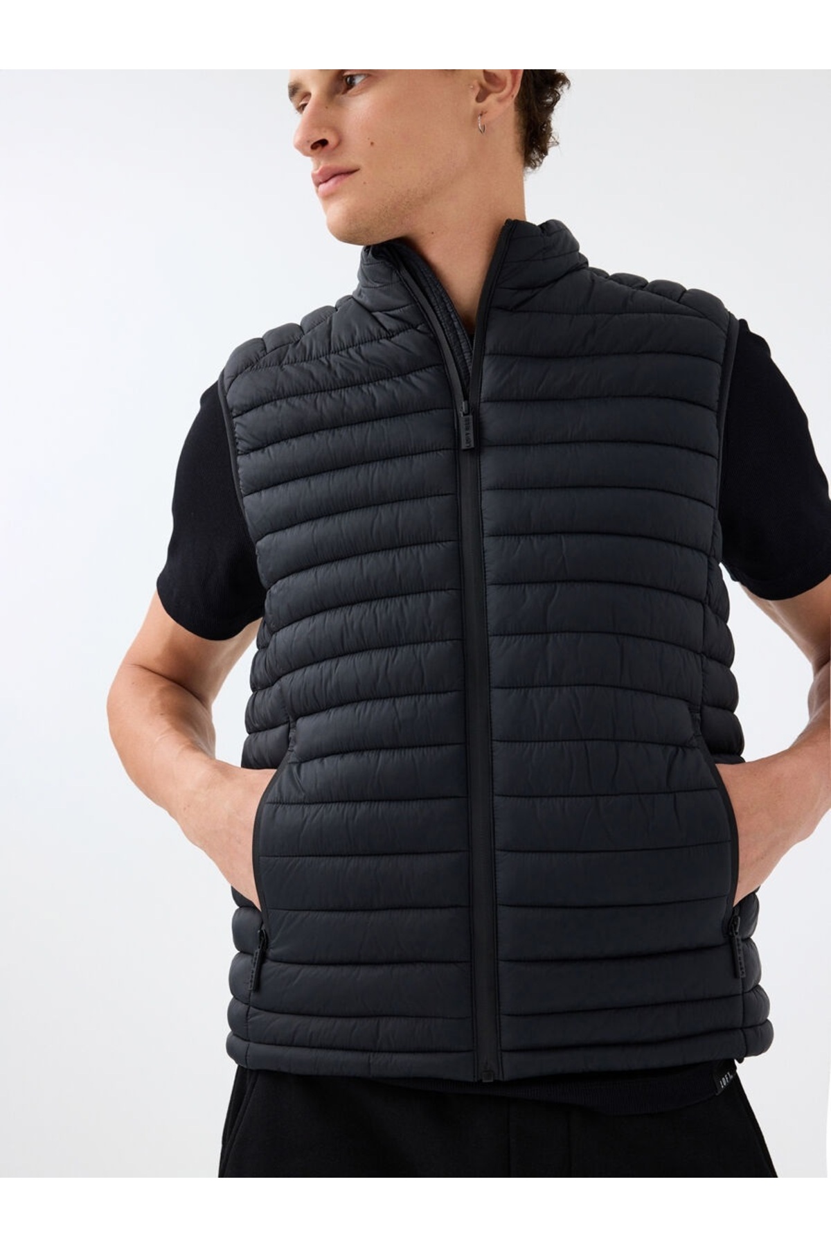 Loft Erkek Yelek LF2033222 BLACK görsel 3