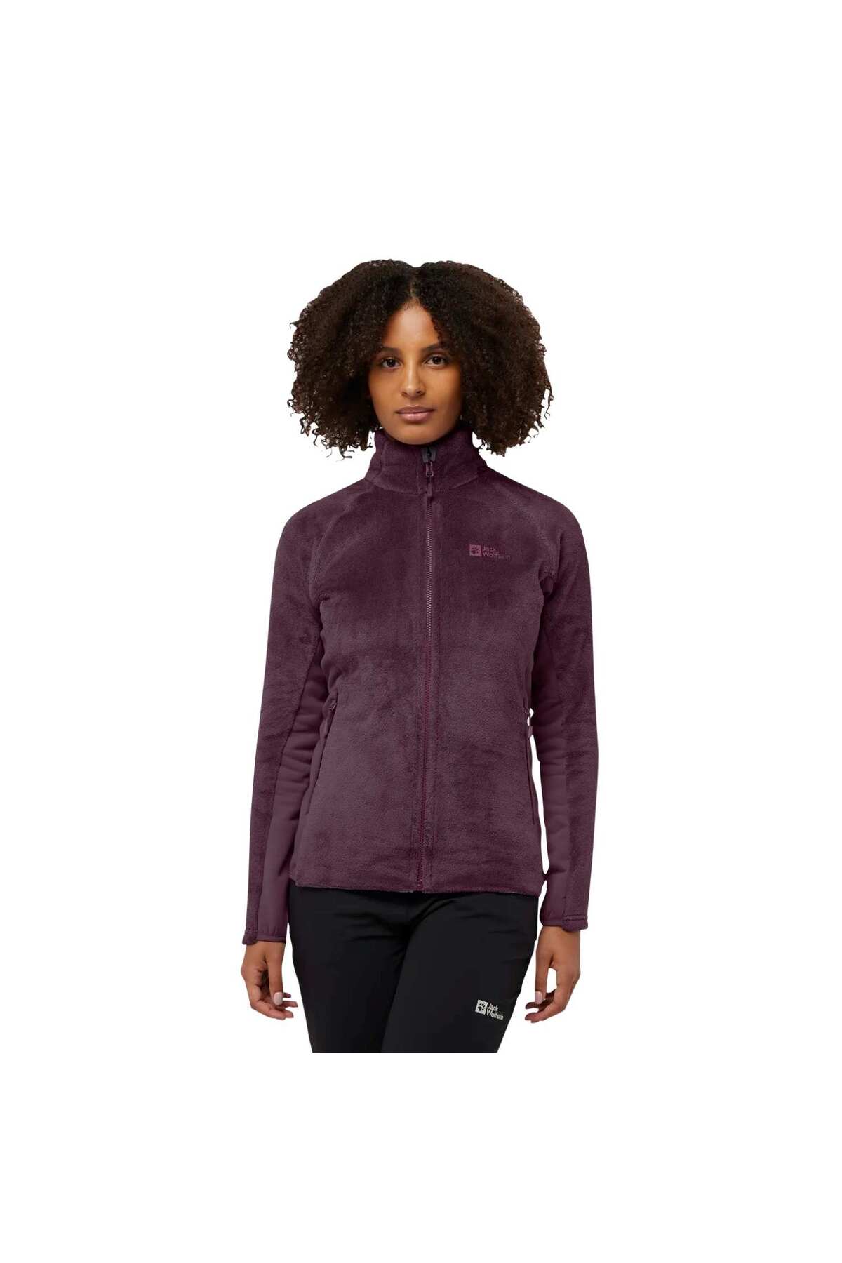 Jack Wolfskin Rotwand Fz Kadın Mor Polar Ceket KADIN OUTDOOR