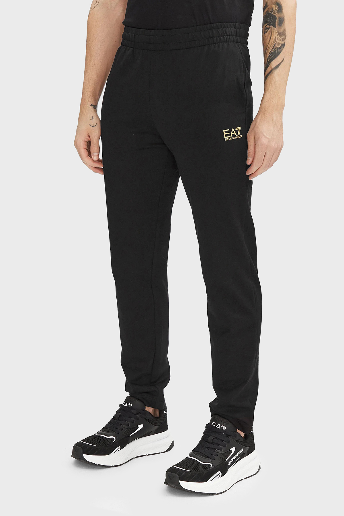 Logolu Regular Fit Fermuarlı Kapüşonlu Erkek Eşofman Takımı EŞOFMAN TAKIMI 8NPV62 PJVRZ 0208 — مشکی — تصویر 4 از 6