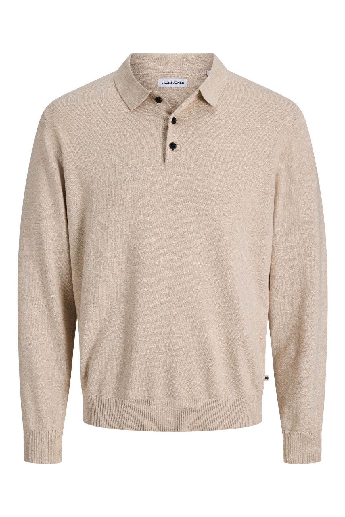پولو شرت مردانه JJEBASIC مدل LS SN جک اند جونز پلیور Jack & Jones