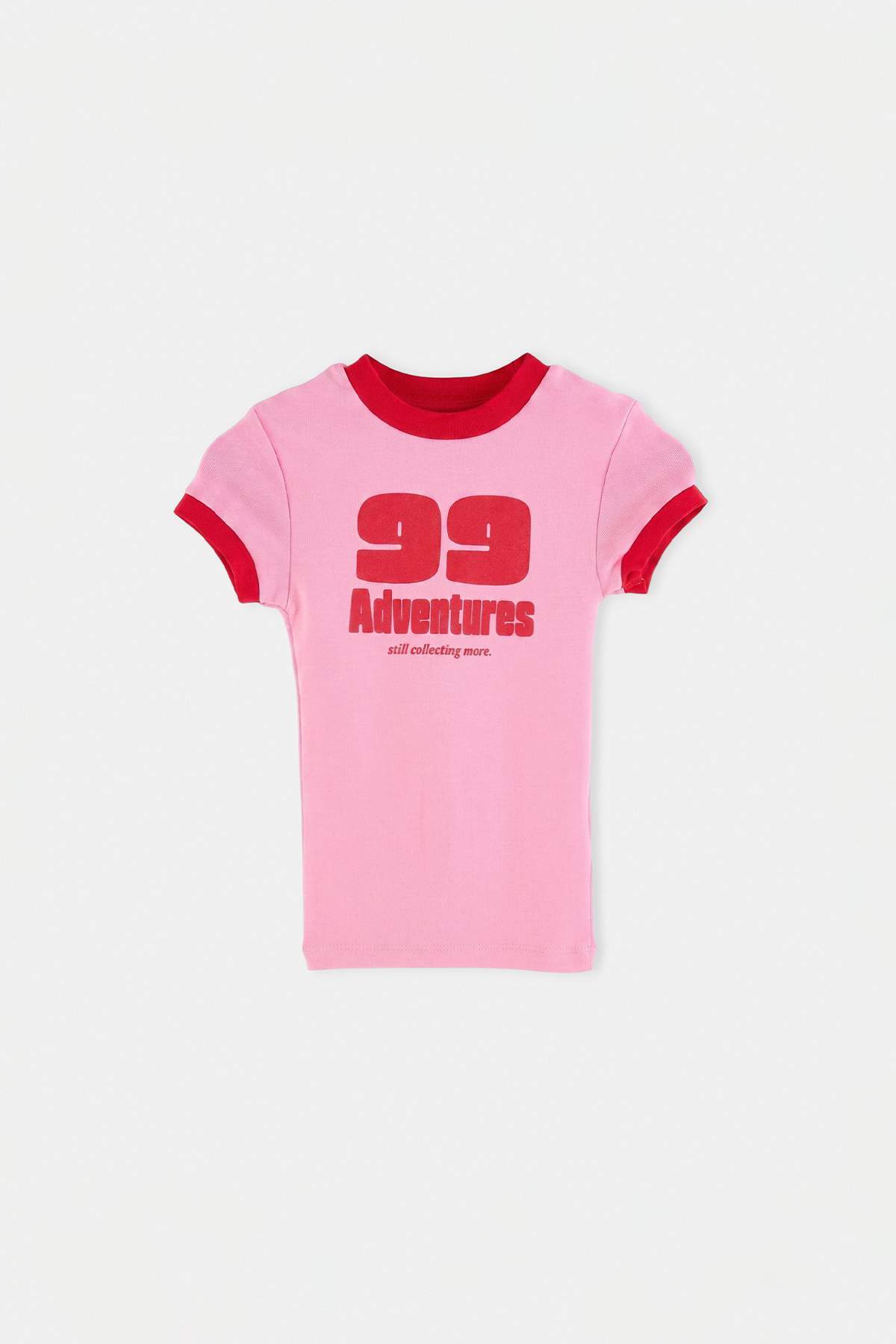 Trendyolmilla Kids Pembe Düz Örme T-Shirt TKDSS26TS00081